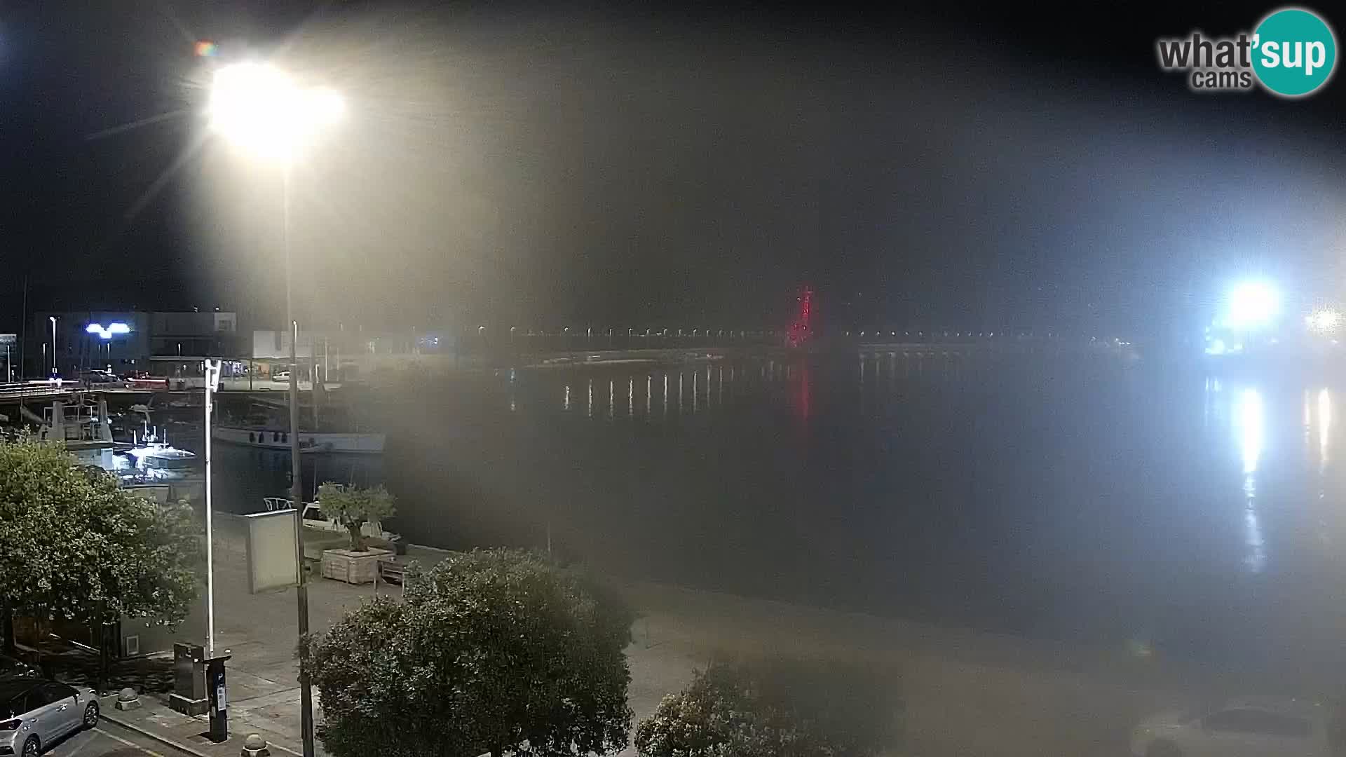 La Riva e la Marina a Rijeka (Fiume) – Live Webcam Croazia