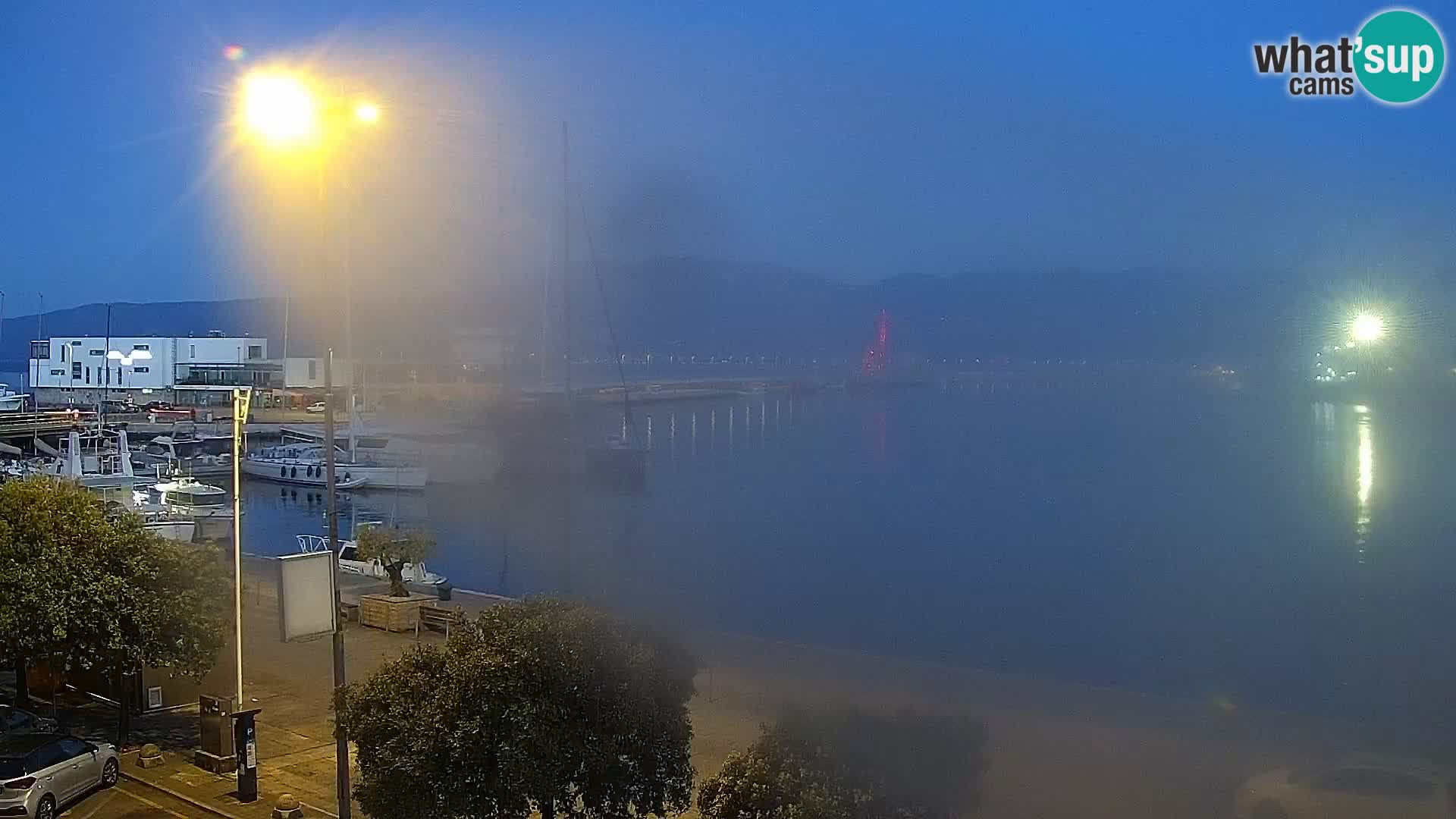 The Riva and Marina in Rijeka  – Live Webcam Croatia