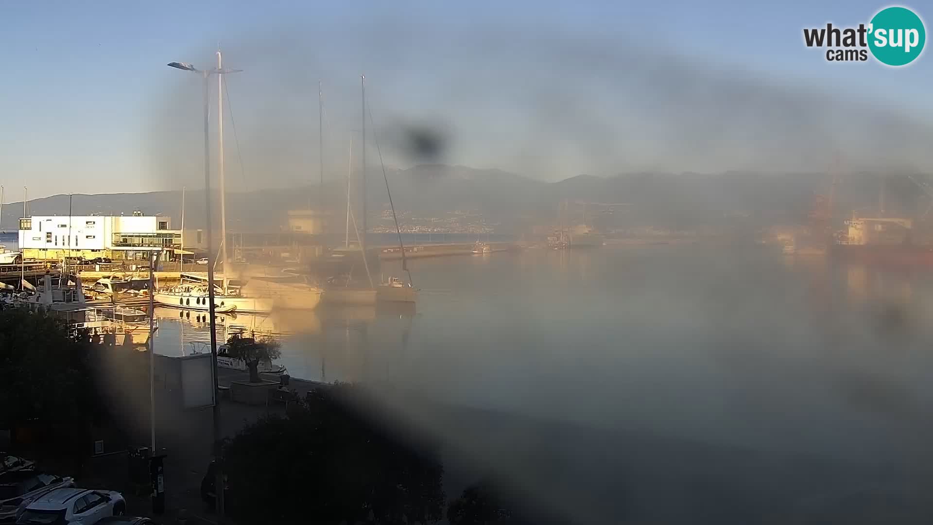 La Riva et Marina à Rijeka – Live Webcam Croatie
