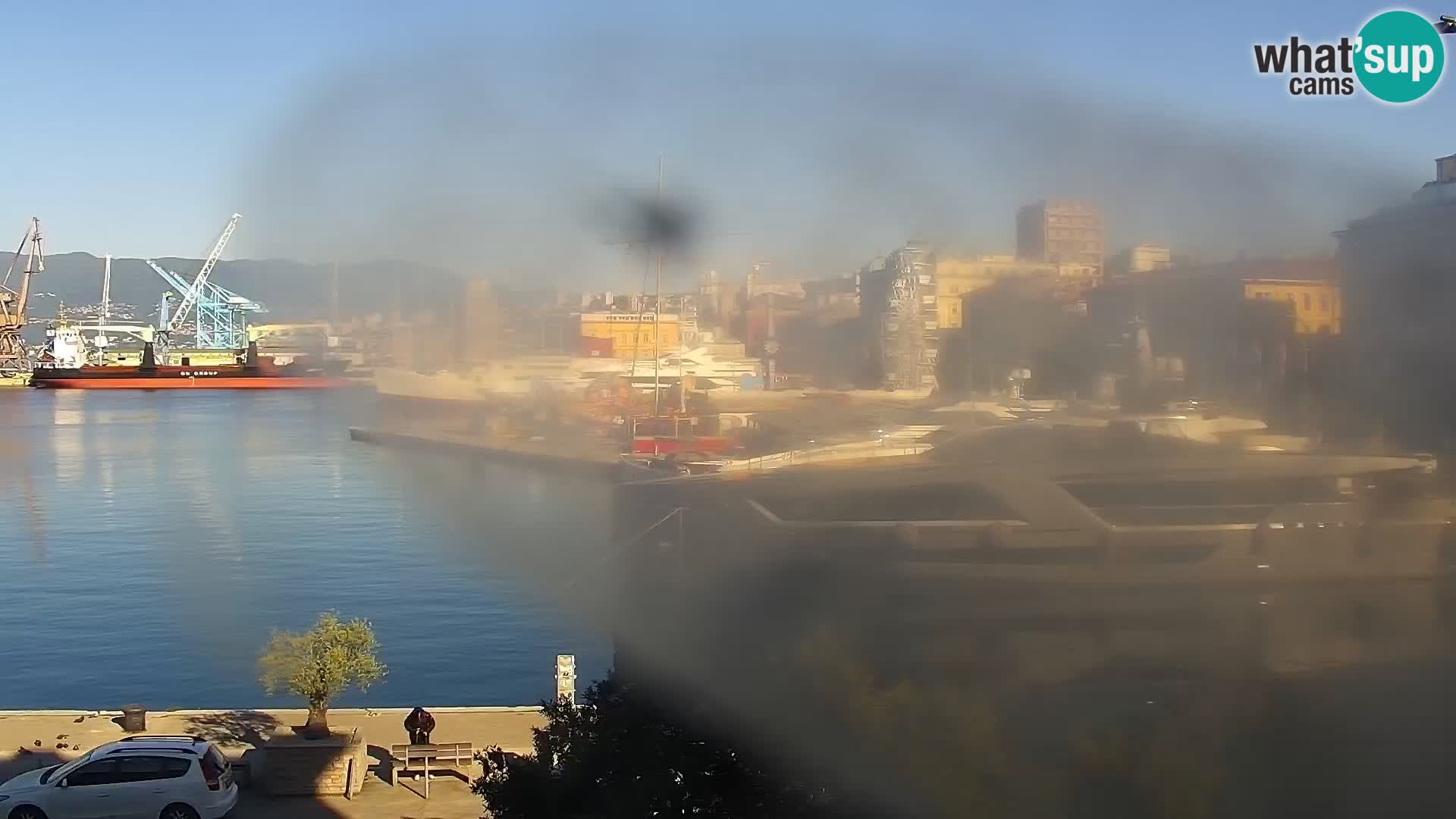 La Riva e la Marina a Rijeka (Fiume) – Live Webcam Croazia