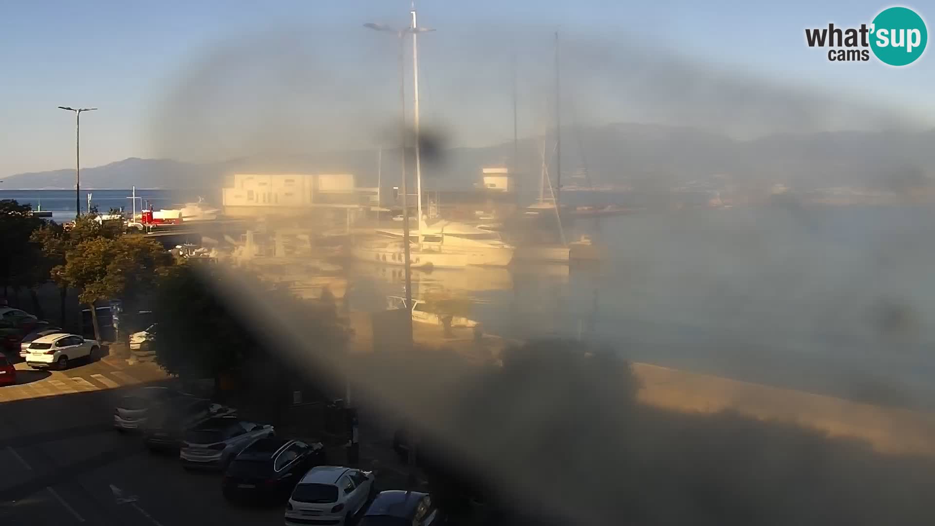 Riva in Marina v Reki – Spletna kamera v živo Hrvaška