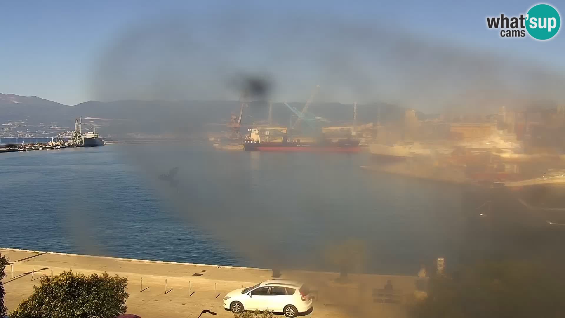 Riva in Marina v Reki – Spletna kamera v živo Hrvaška