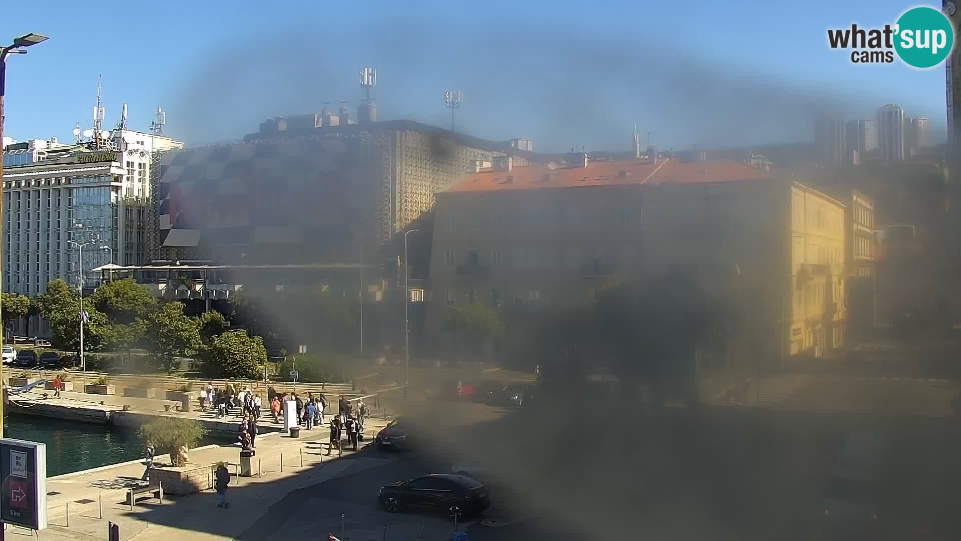 Die Riva und Marina in Rijeka – Live Webcam Kroatien