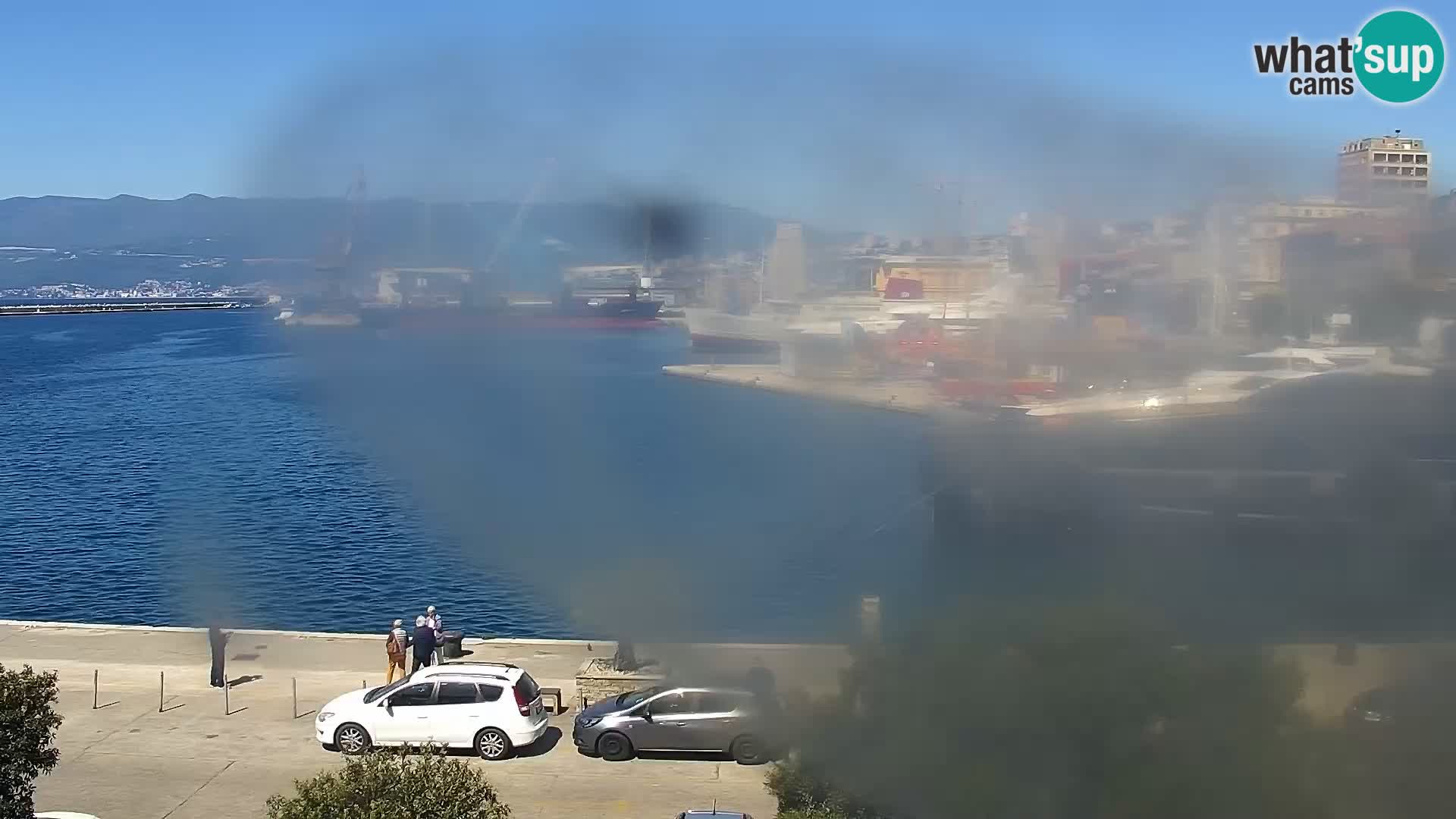 The Riva and Marina in Rijeka  – Live Webcam Croatia