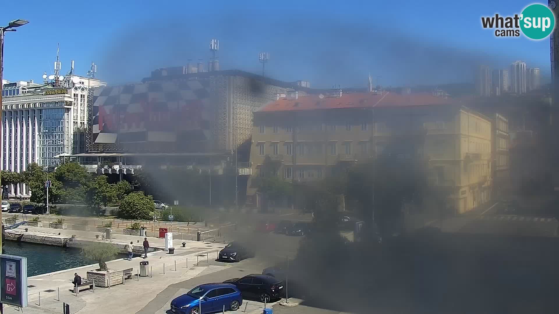 La Riva e la Marina a Rijeka (Fiume) – Live Webcam Croazia