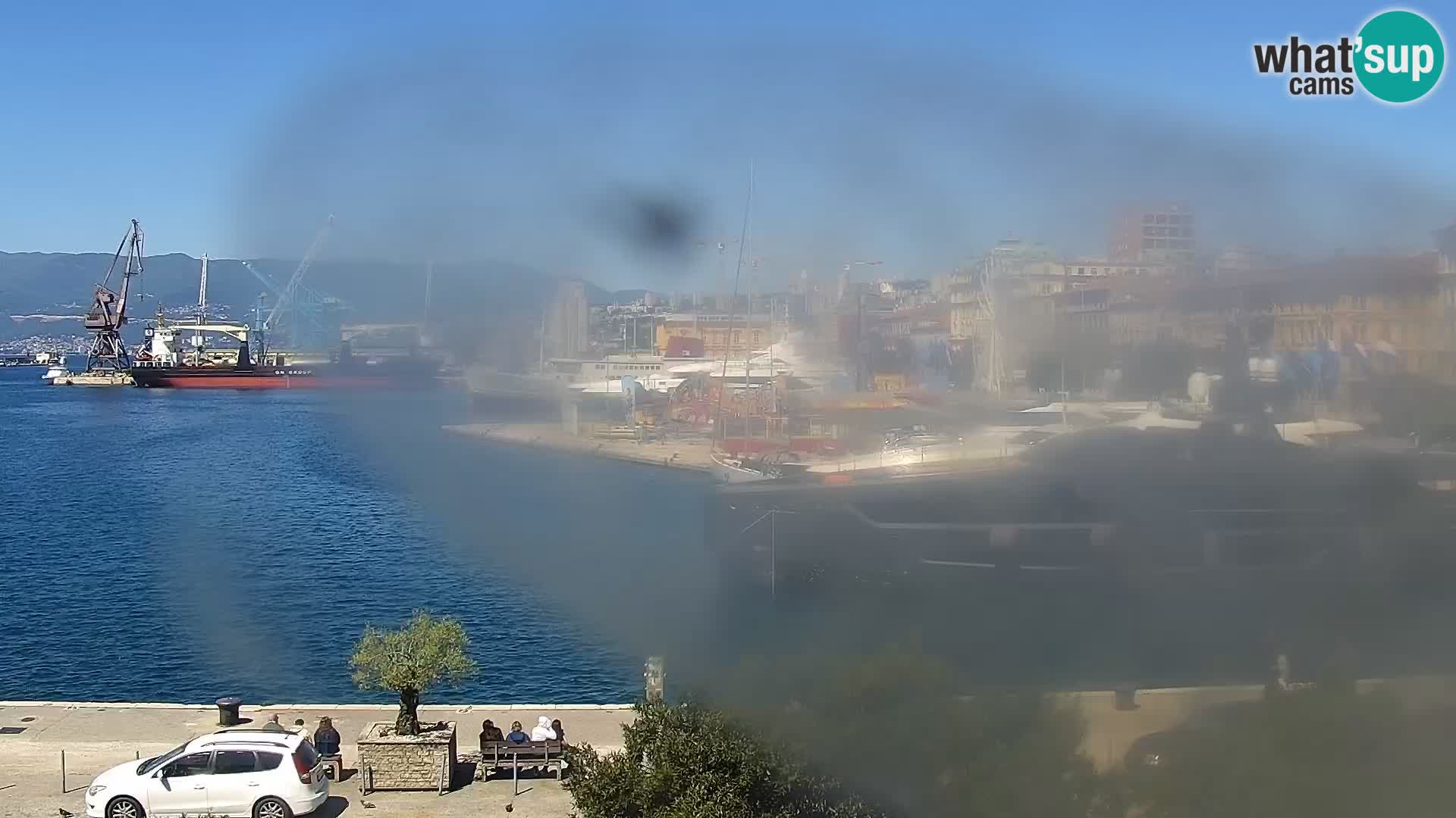 Die Riva und Marina in Rijeka – Live Webcam Kroatien