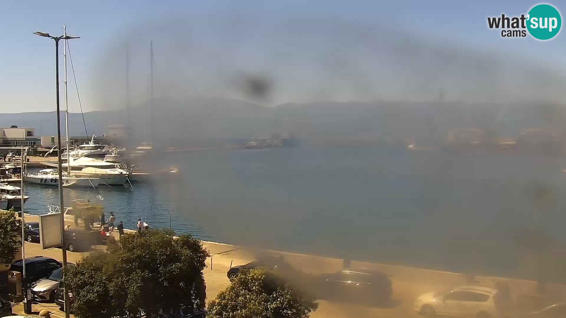 Riva in Marina v Reki – Spletna kamera v živo Hrvaška