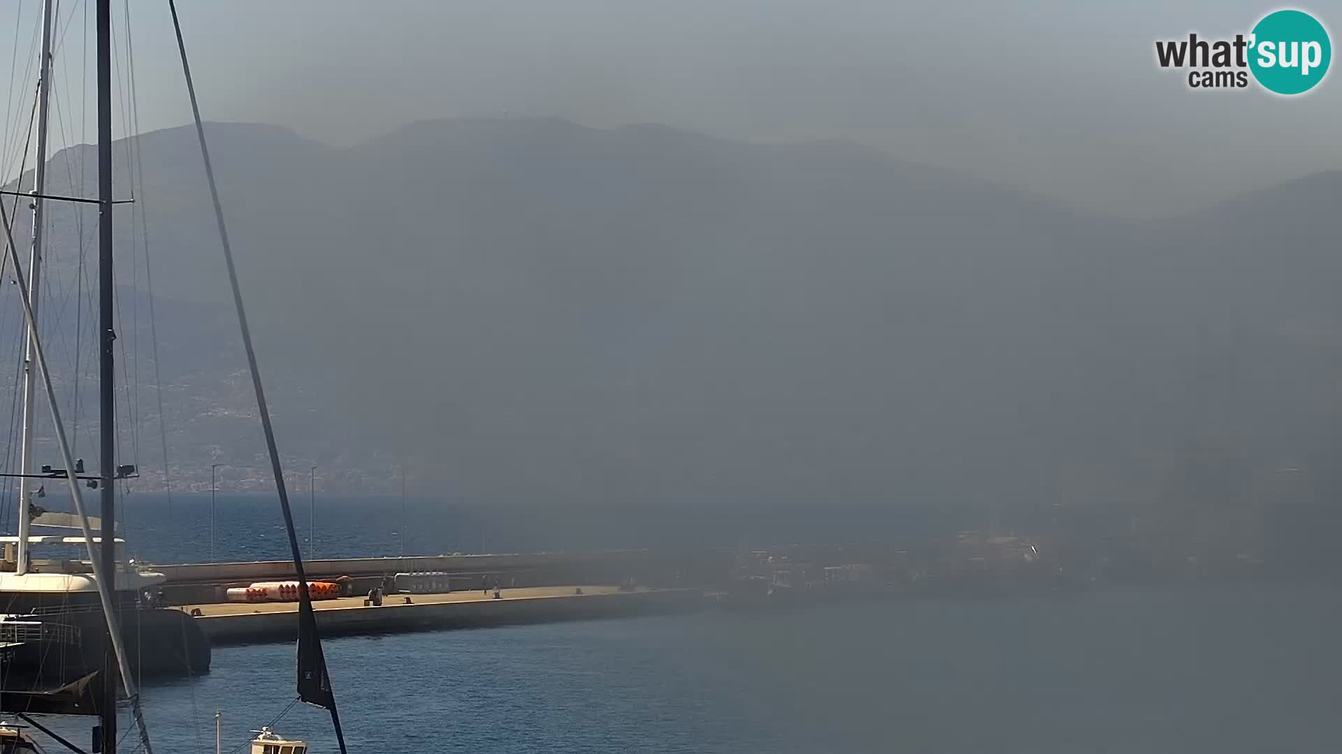 La Riva y Marina en Rijeka – Webcam en vivo Croacia