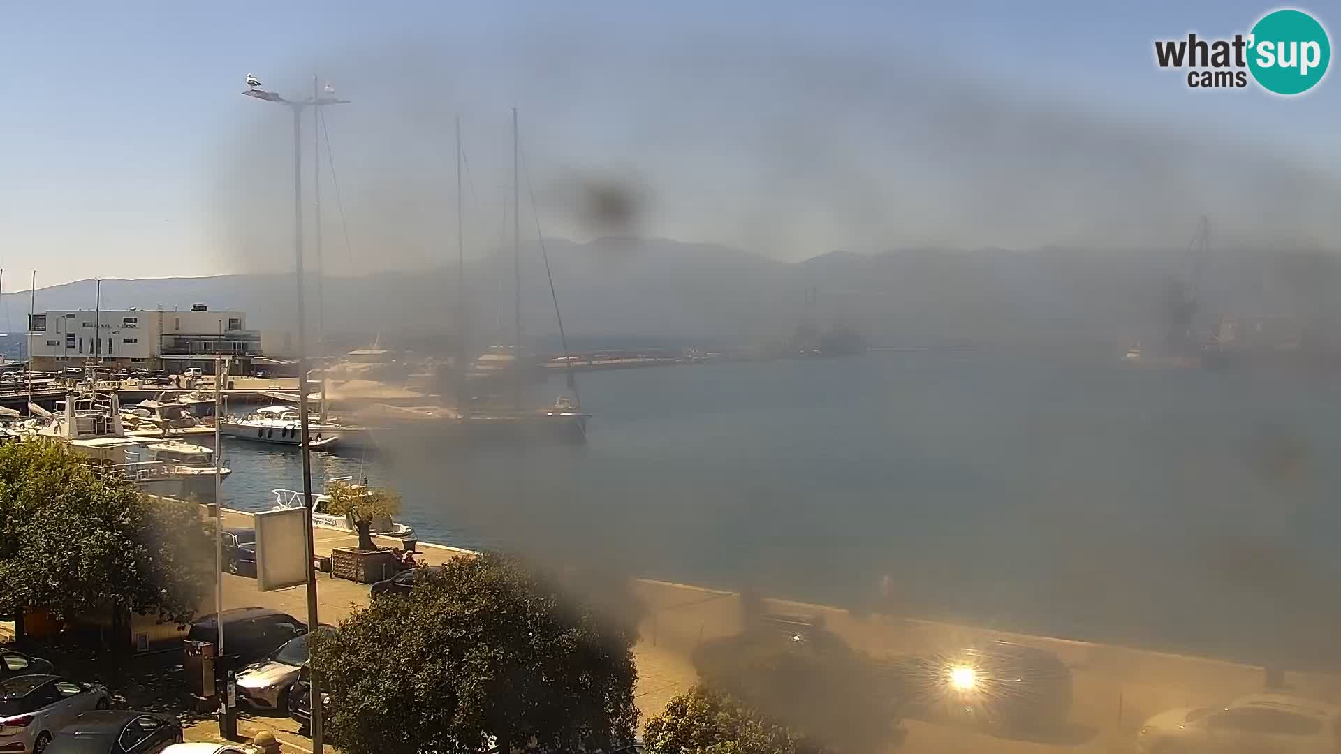 La Riva e la Marina a Rijeka (Fiume) – Live Webcam Croazia