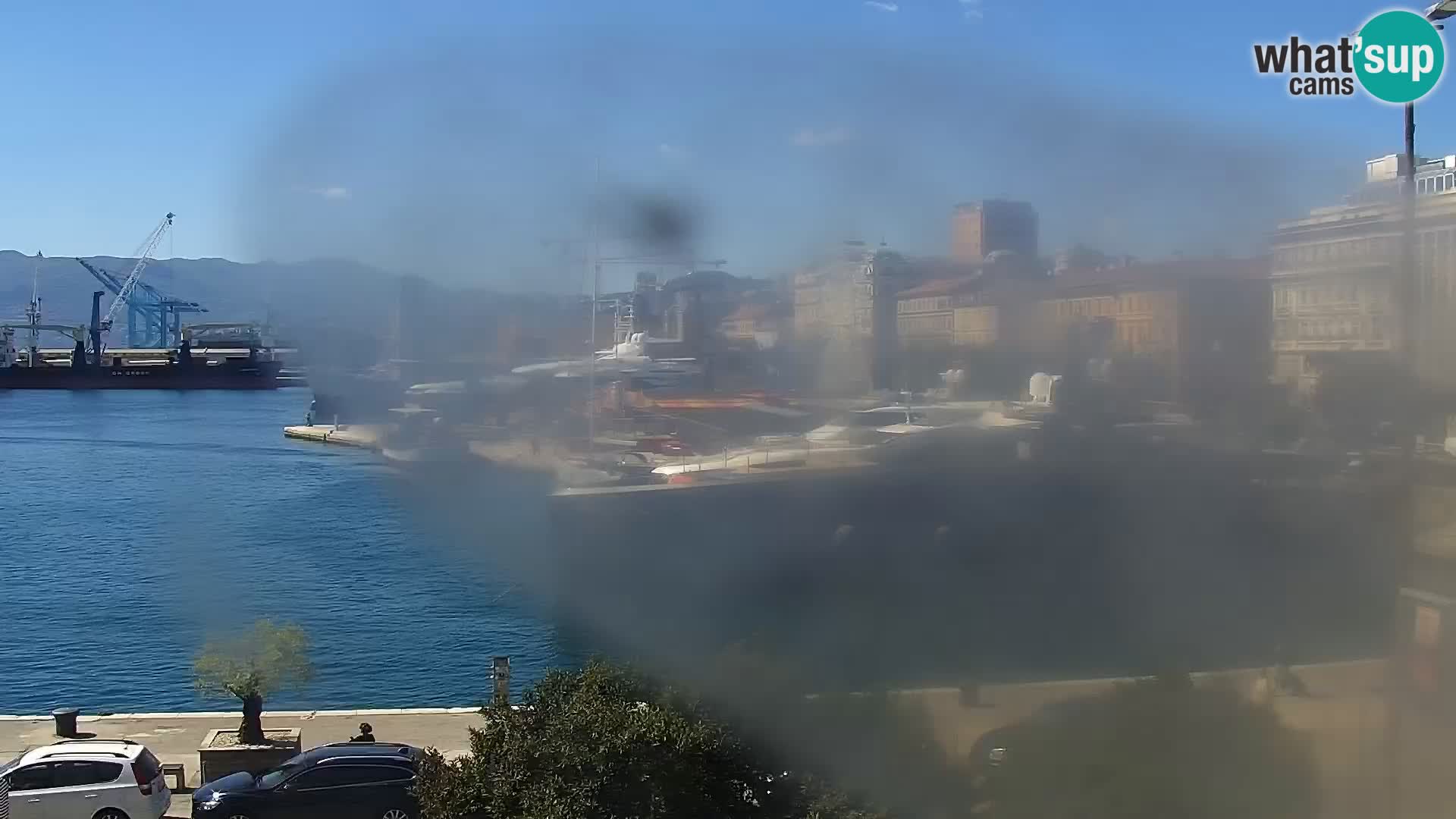 La Riva e la Marina a Rijeka (Fiume) – Live Webcam Croazia
