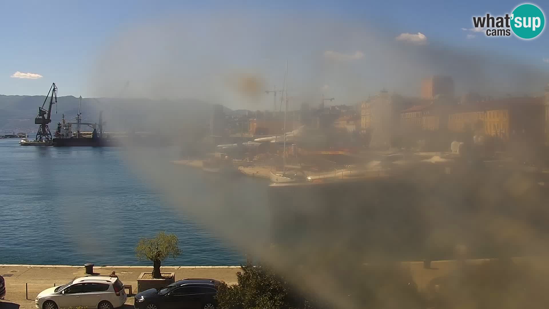 Die Riva und Marina in Rijeka – Live Webcam Kroatien