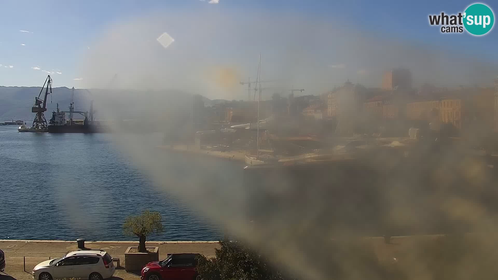 La Riva e la Marina a Rijeka (Fiume) – Live Webcam Croazia