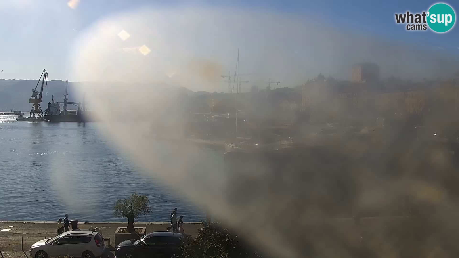 Die Riva und Marina in Rijeka – Live Webcam Kroatien