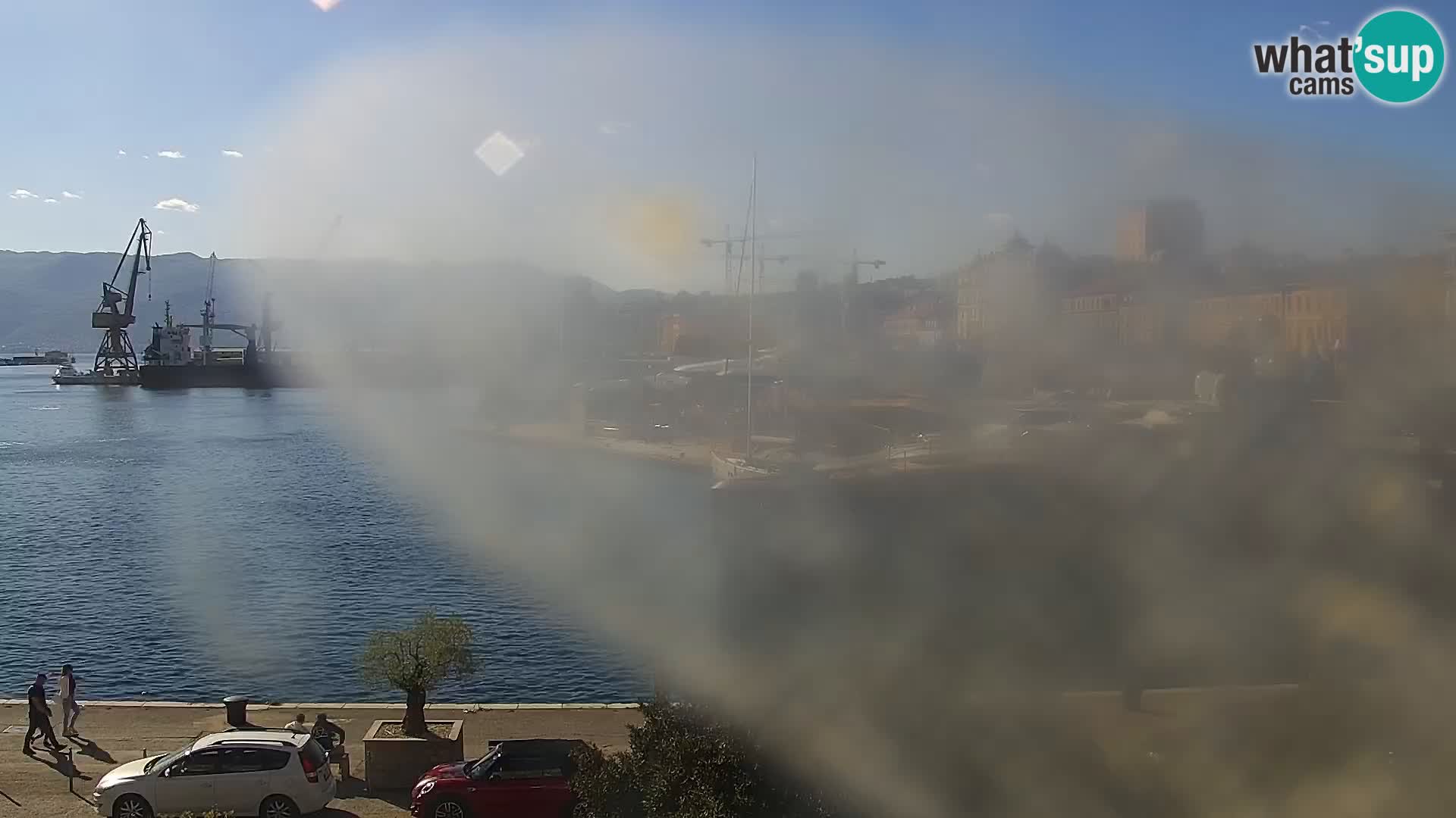 La Riva y Marina en Rijeka – Webcam en vivo Croacia