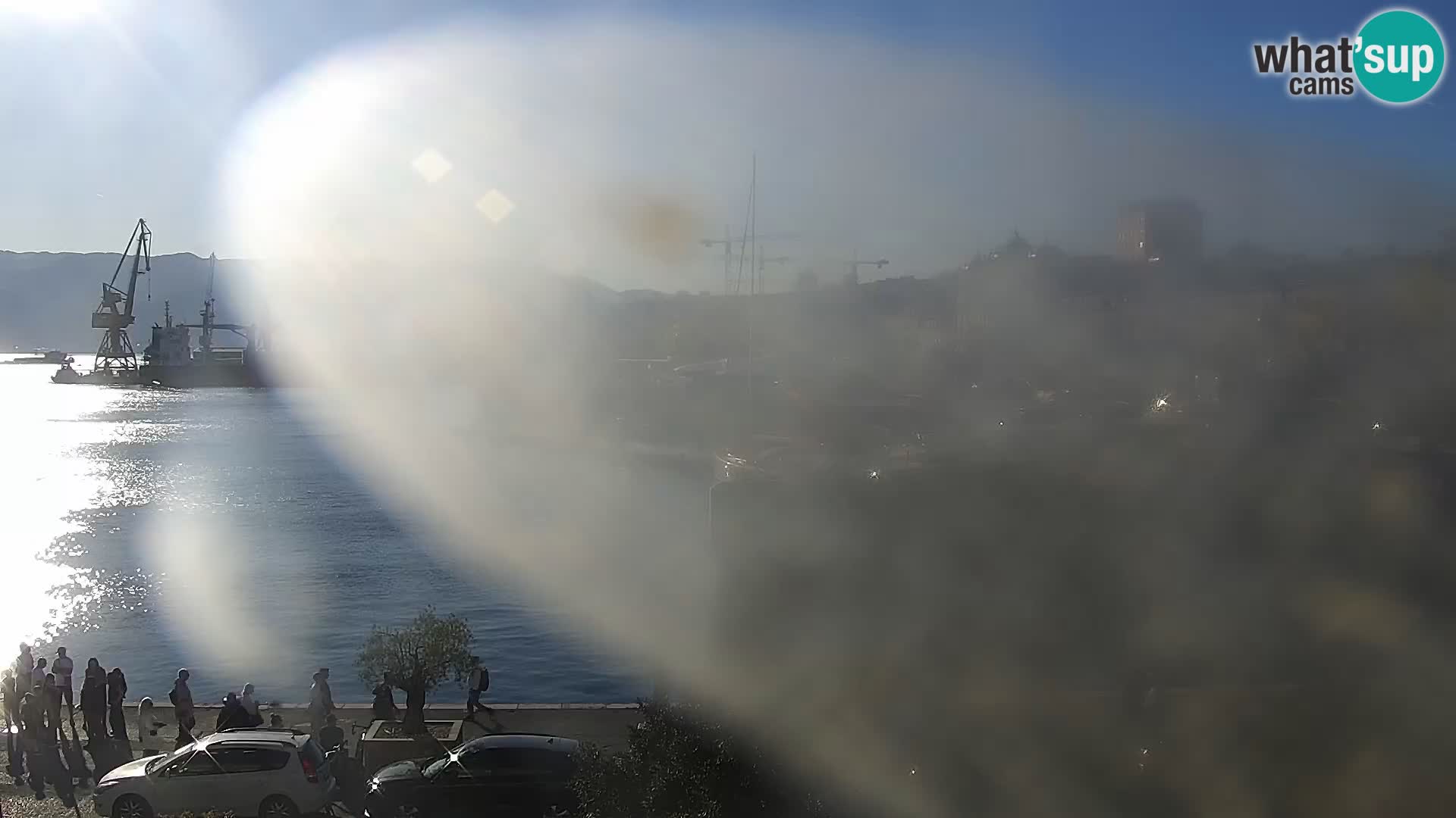 La Riva e la Marina a Rijeka (Fiume) – Live Webcam Croazia