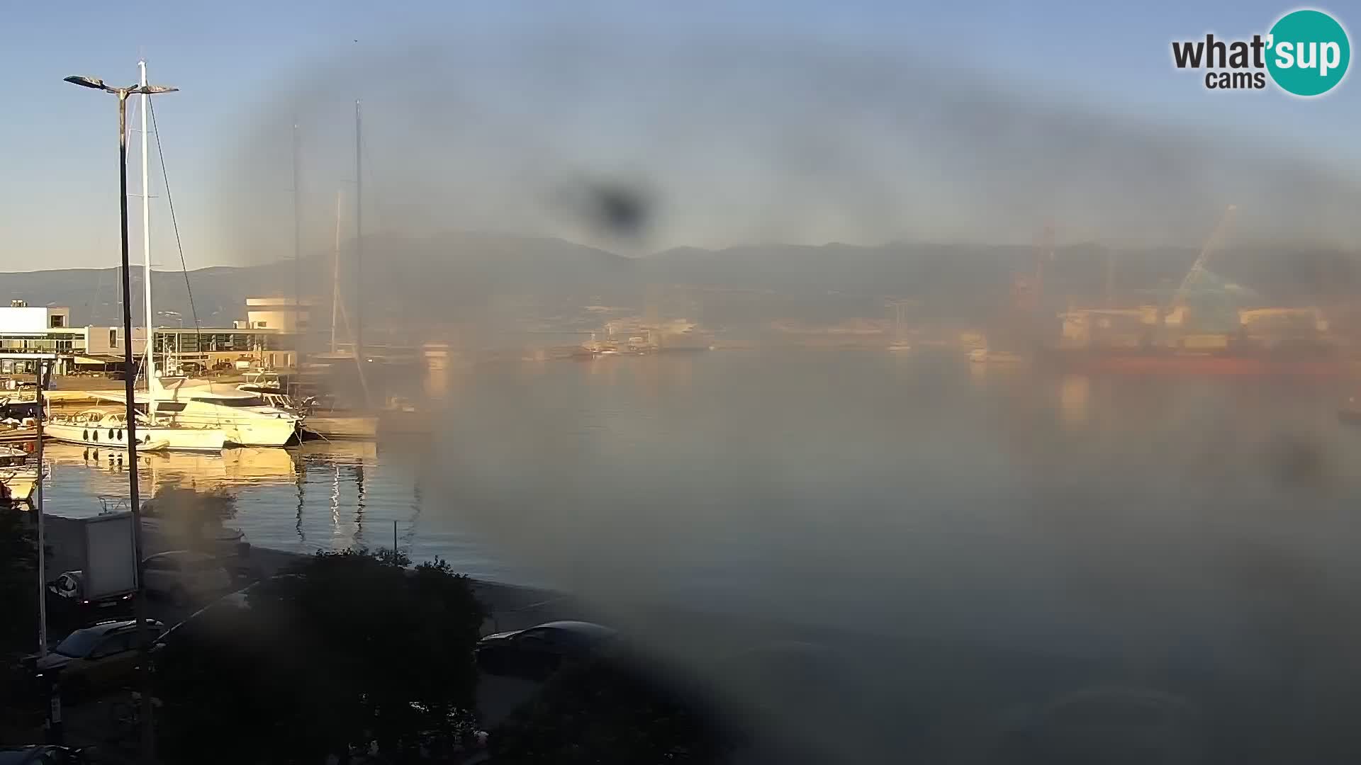 Die Riva und Marina in Rijeka – Live Webcam Kroatien
