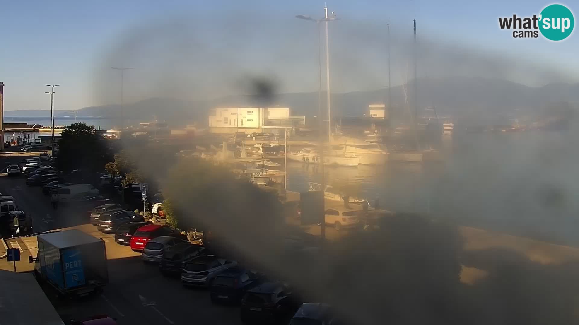 Die Riva und Marina in Rijeka – Live Webcam Kroatien