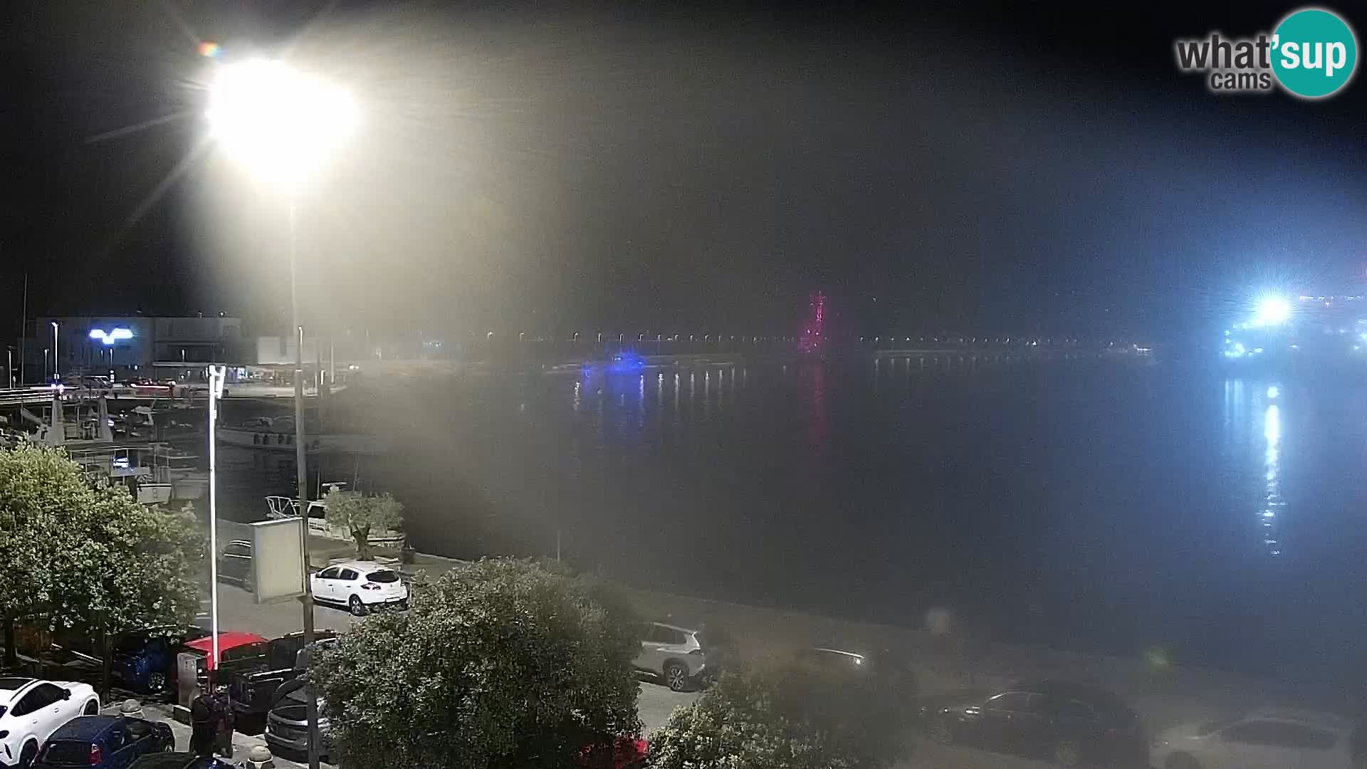 La Riva y Marina en Rijeka – Webcam en vivo Croacia