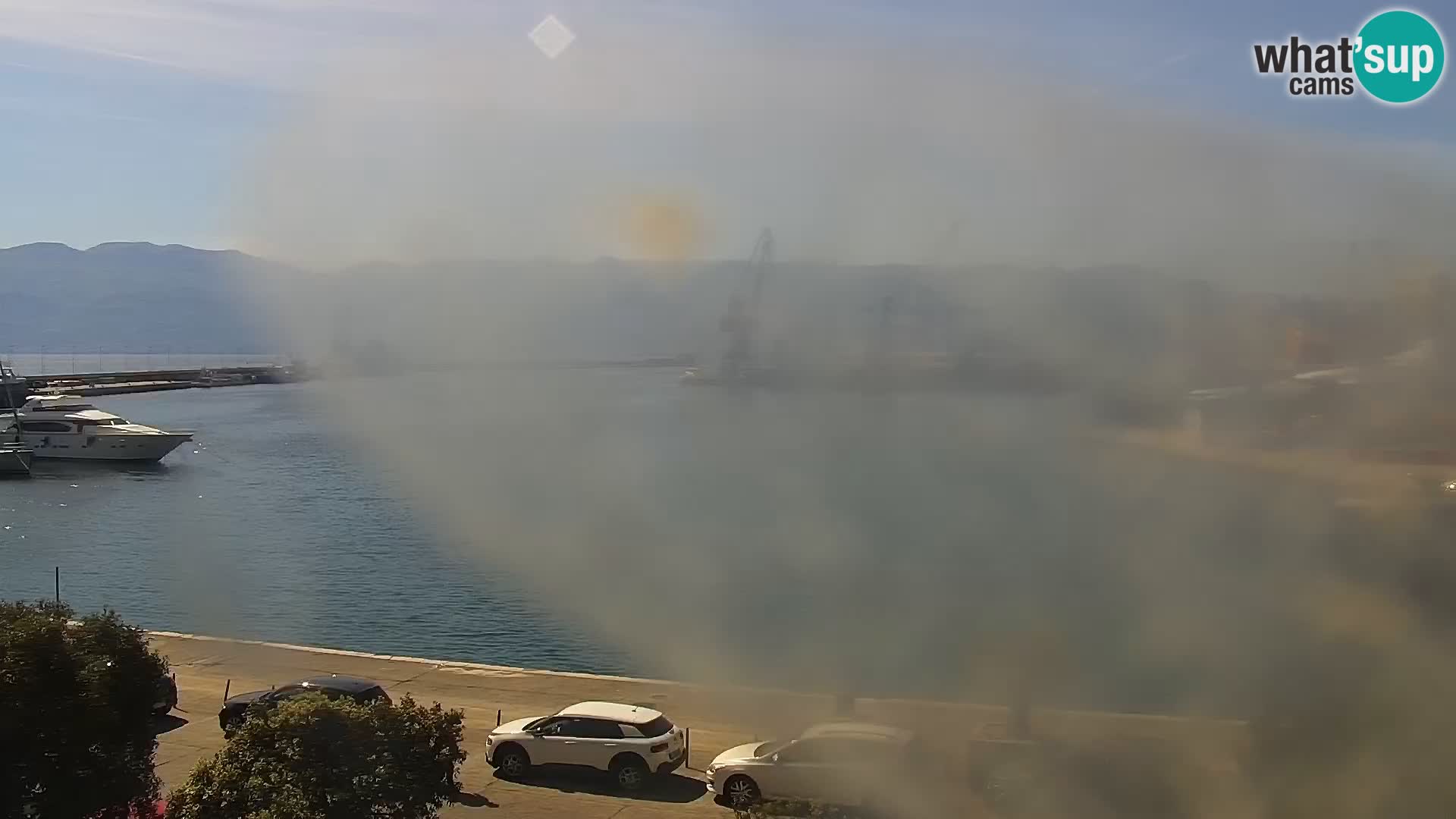 La Riva e la Marina a Rijeka (Fiume) – Live Webcam Croazia
