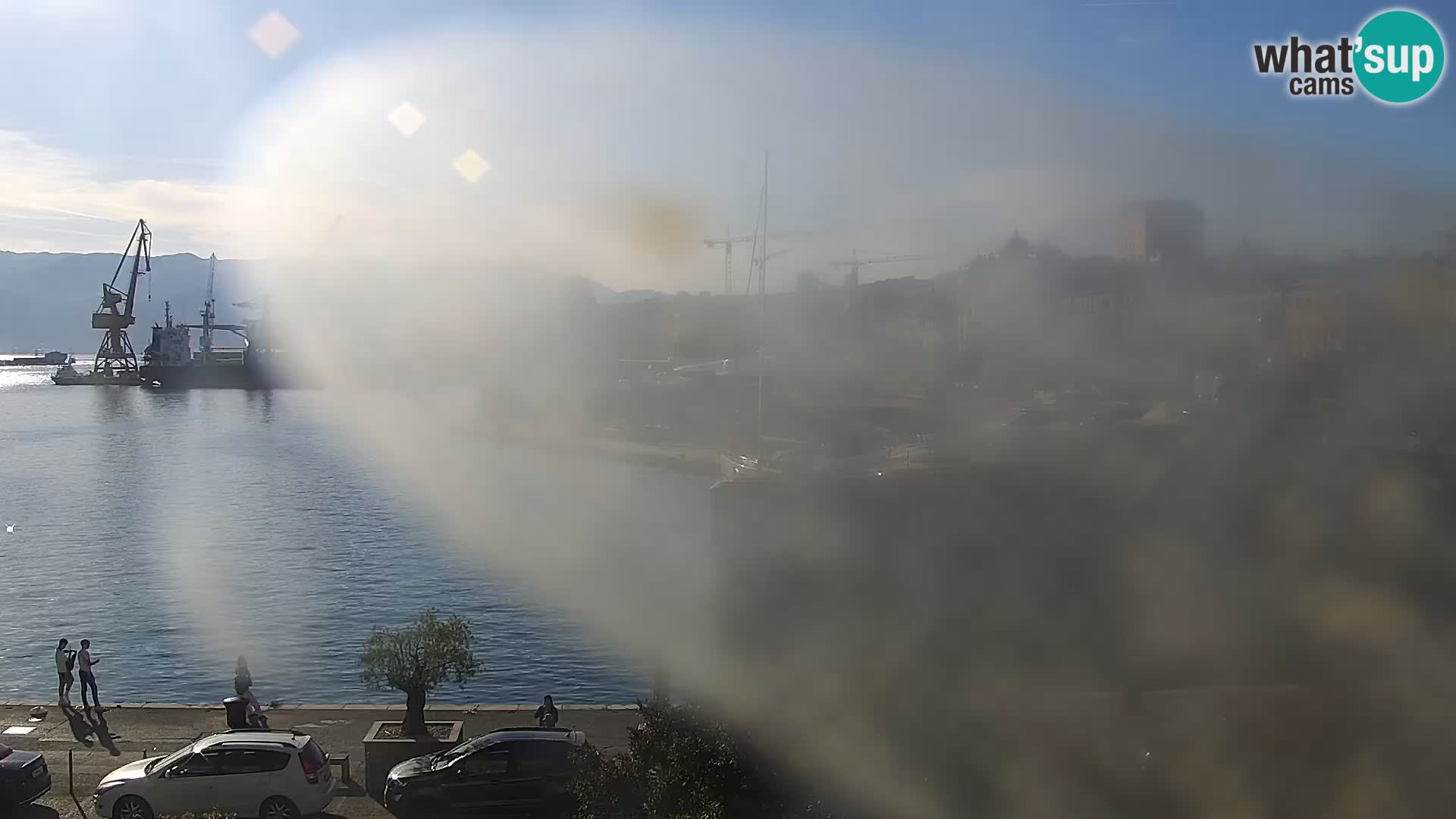 Die Riva und Marina in Rijeka – Live Webcam Kroatien