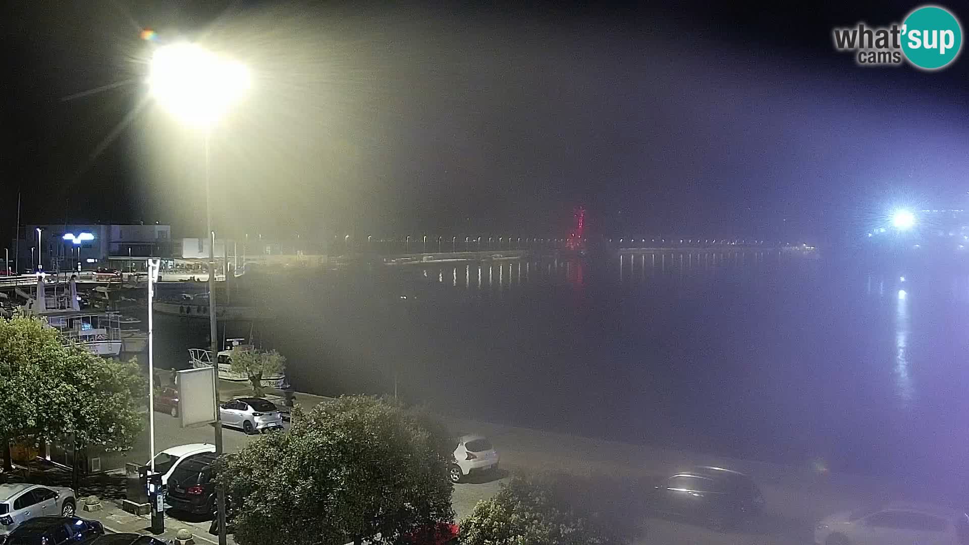 Die Riva und Marina in Rijeka – Live Webcam Kroatien