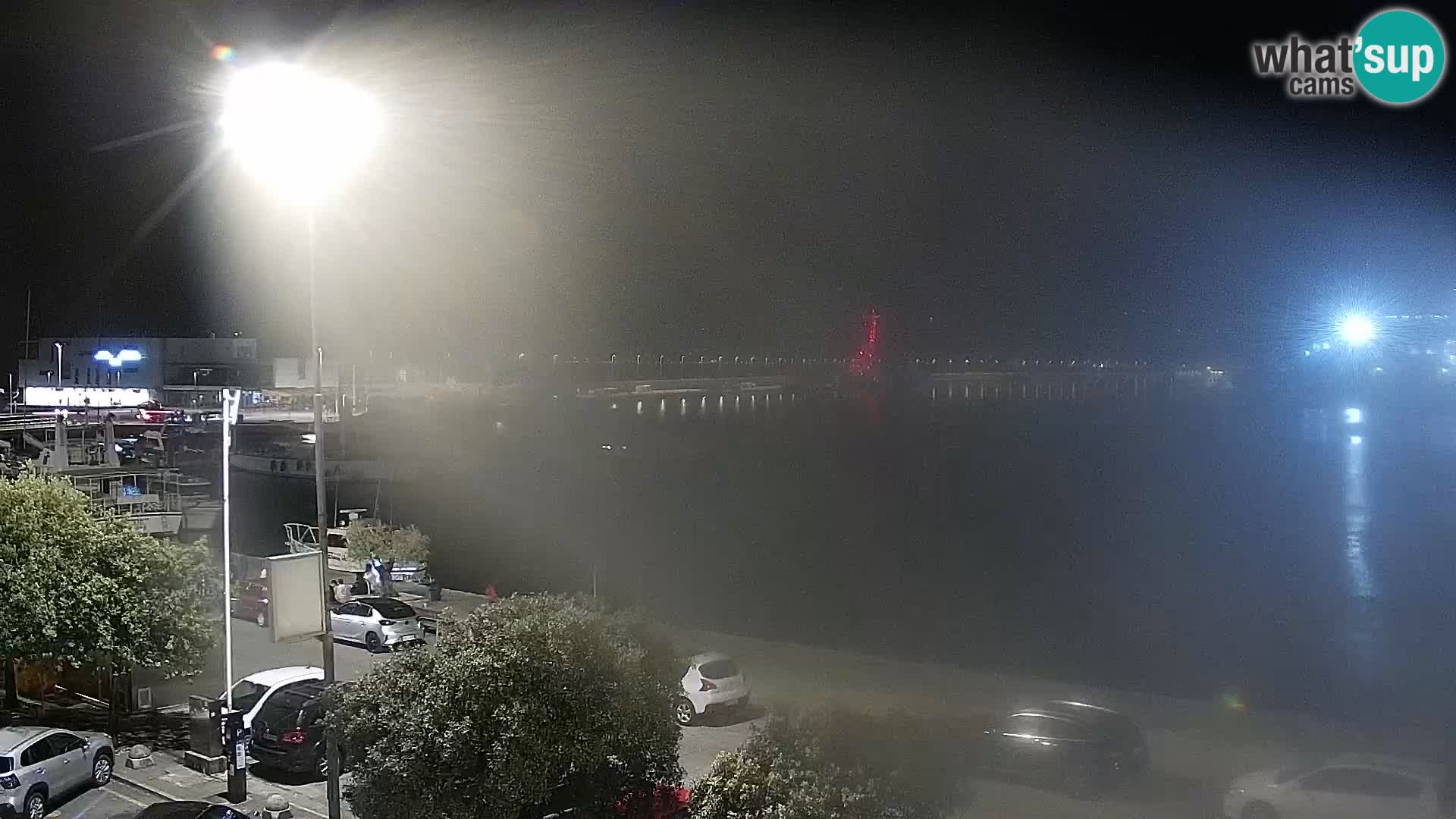 La Riva et Marina à Rijeka – Live Webcam Croatie