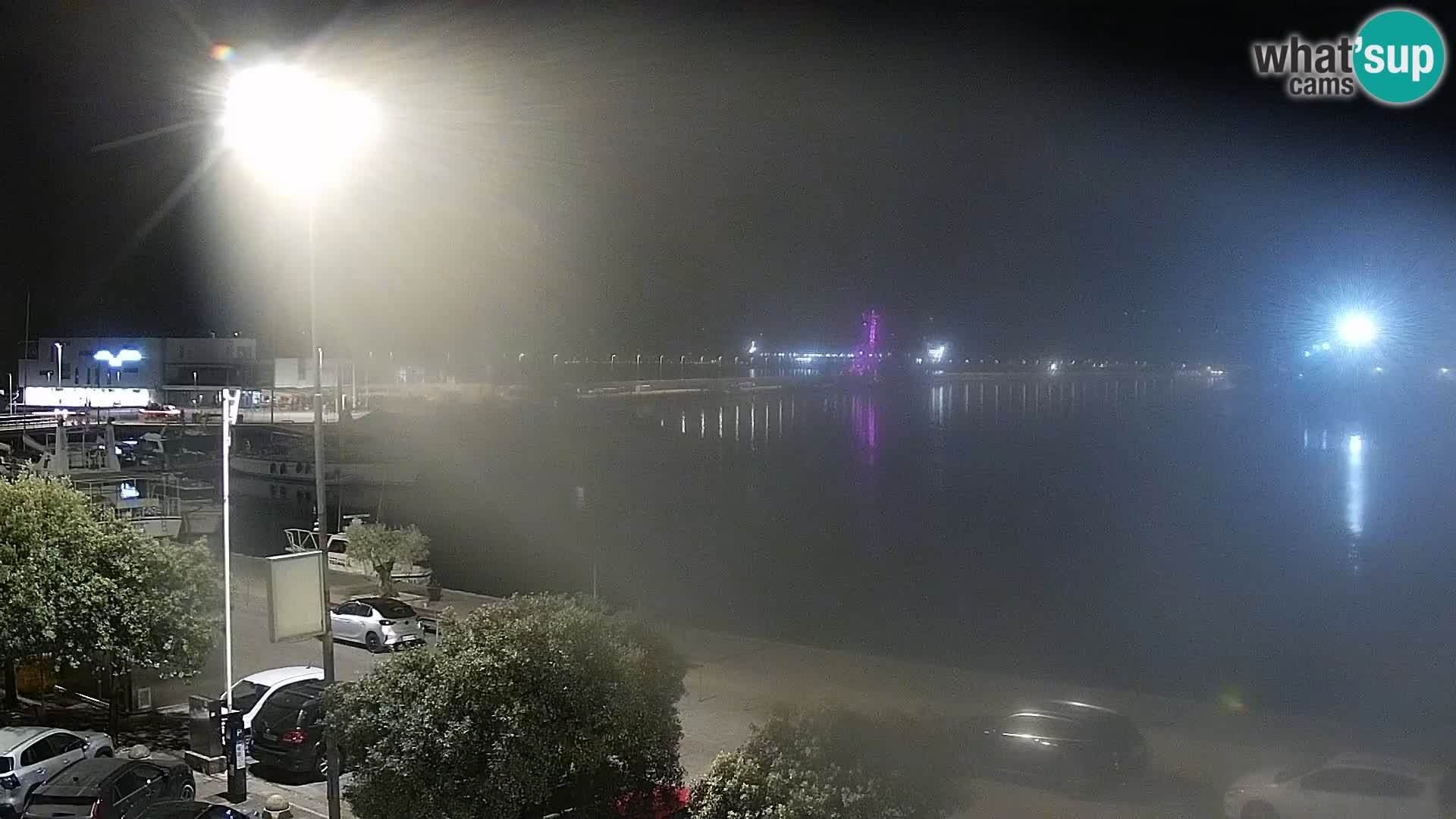 Die Riva und Marina in Rijeka – Live Webcam Kroatien