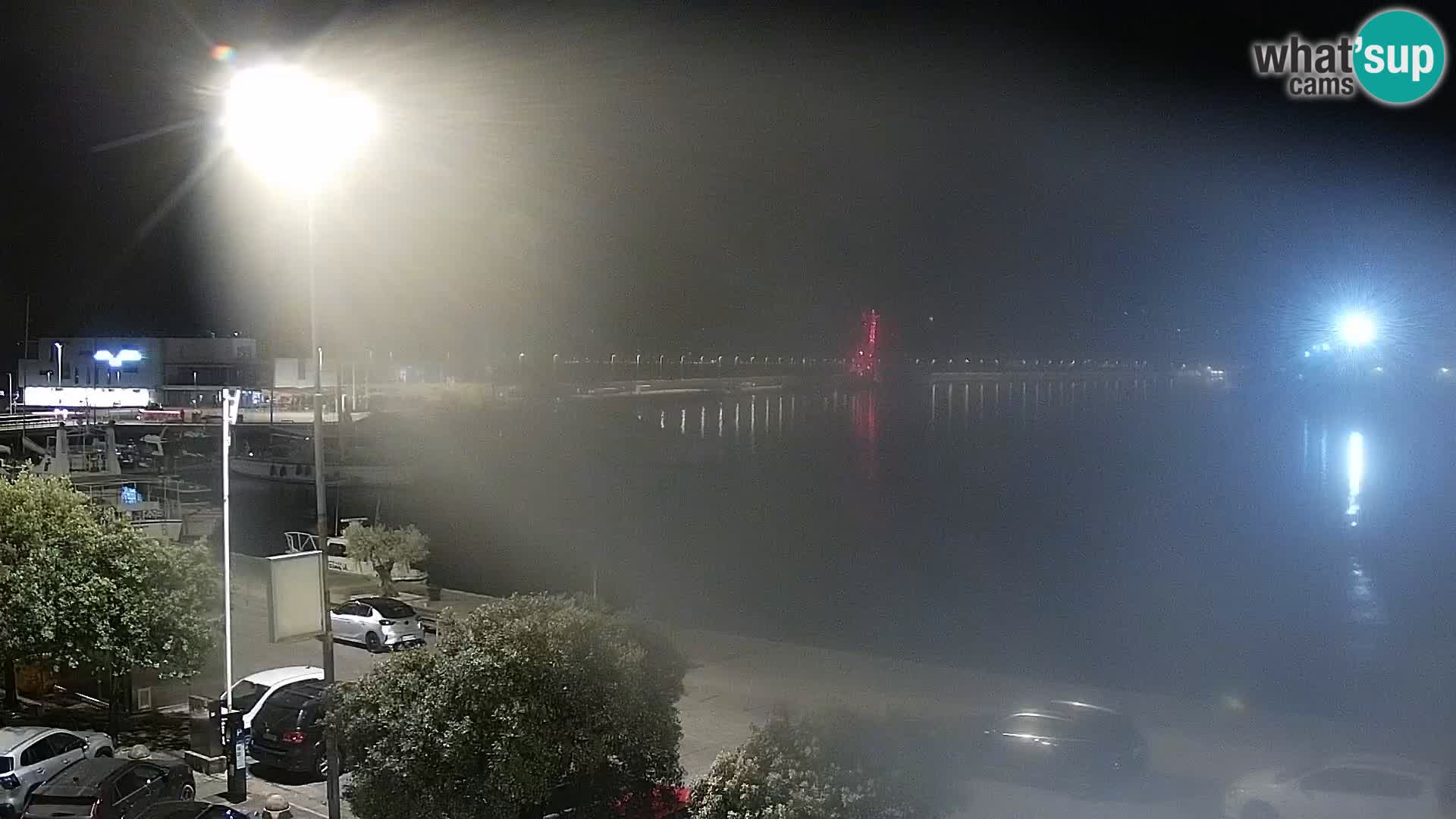 The Riva and Marina in Rijeka  – Live Webcam Croatia