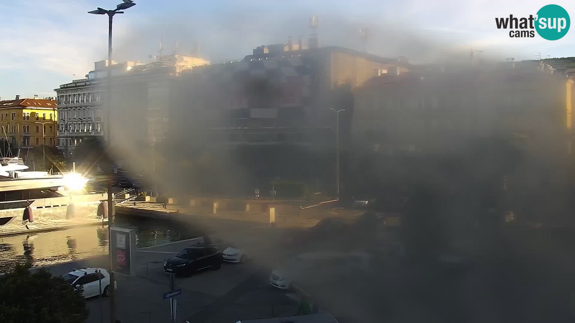 La Riva e la Marina a Rijeka (Fiume) – Live Webcam Croazia