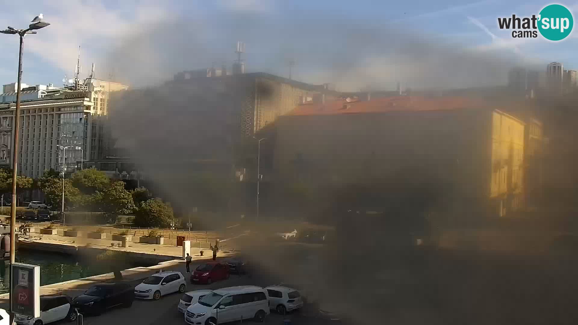 Die Riva und Marina in Rijeka – Live Webcam Kroatien