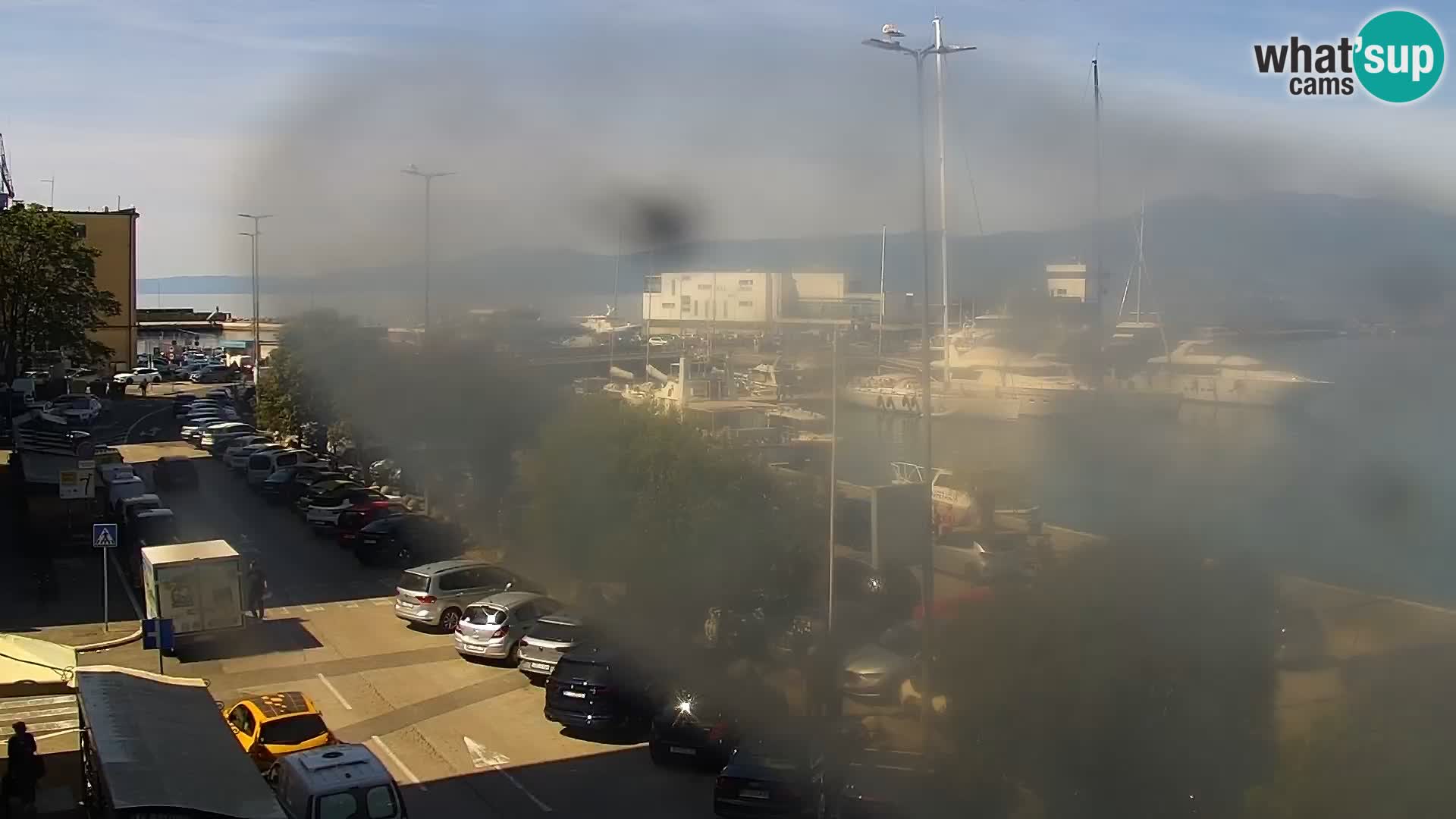 La Riva y Marina en Rijeka – Webcam en vivo Croacia