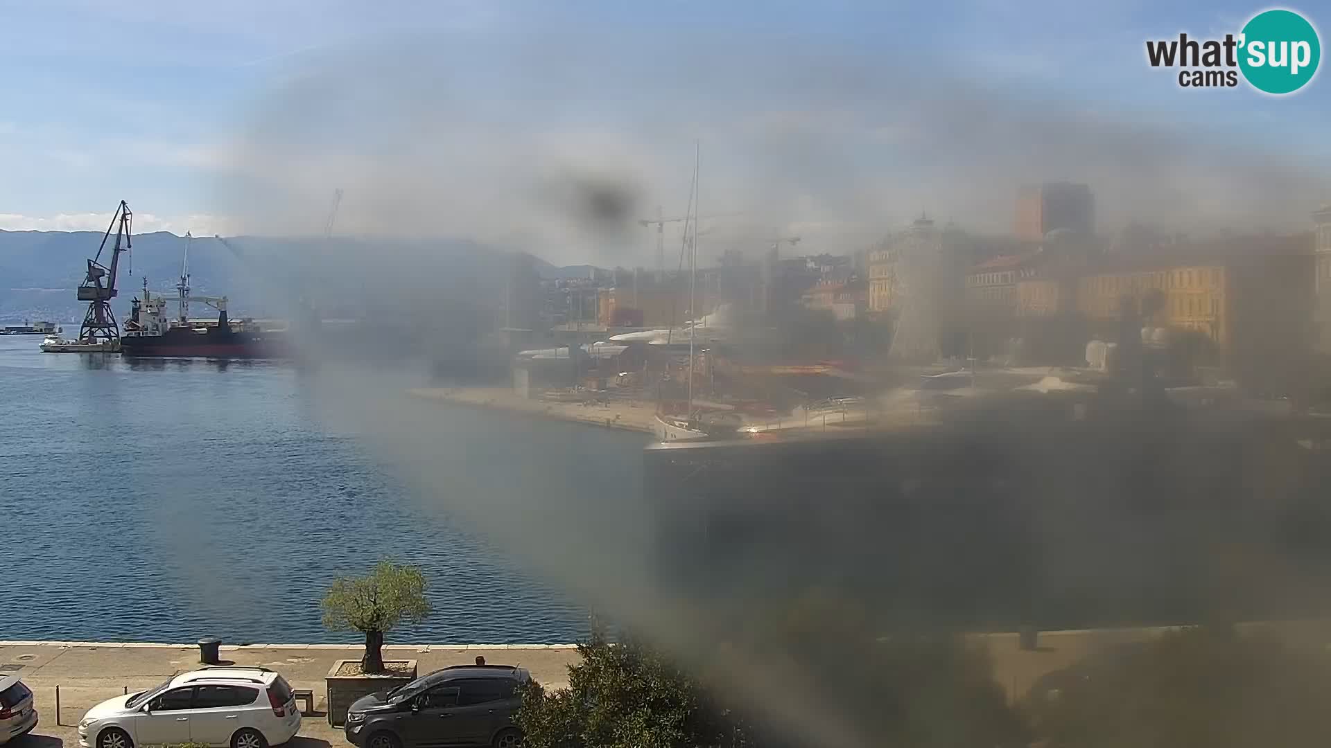 La Riva y Marina en Rijeka – Webcam en vivo Croacia