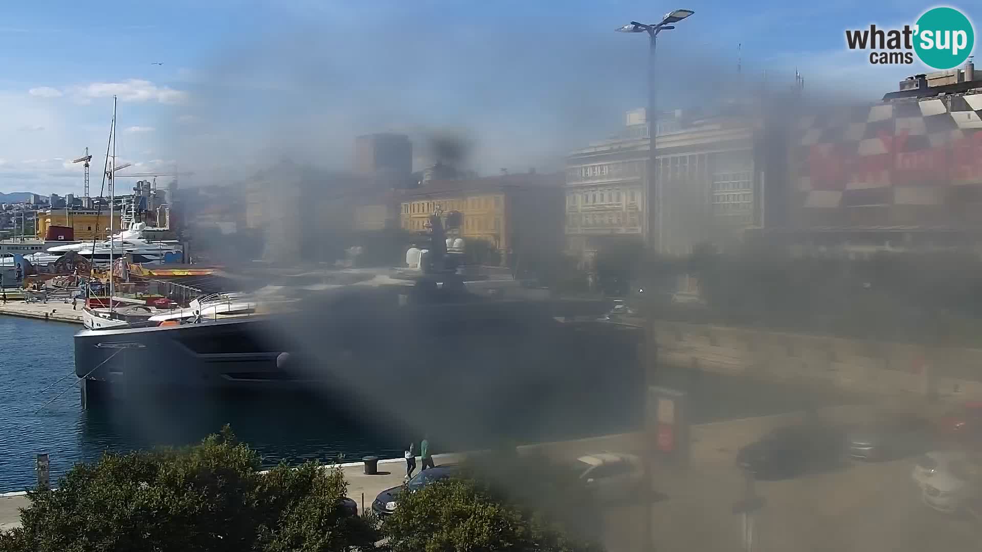 Die Riva und Marina in Rijeka – Live Webcam Kroatien