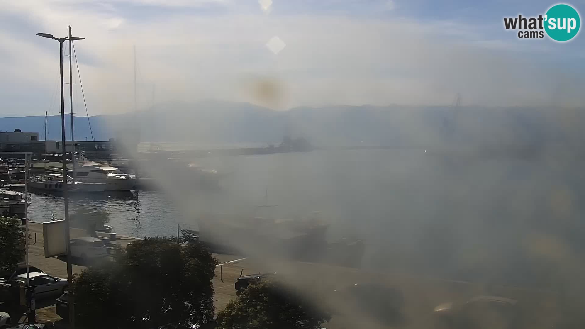 La Riva y Marina en Rijeka – Webcam en vivo Croacia