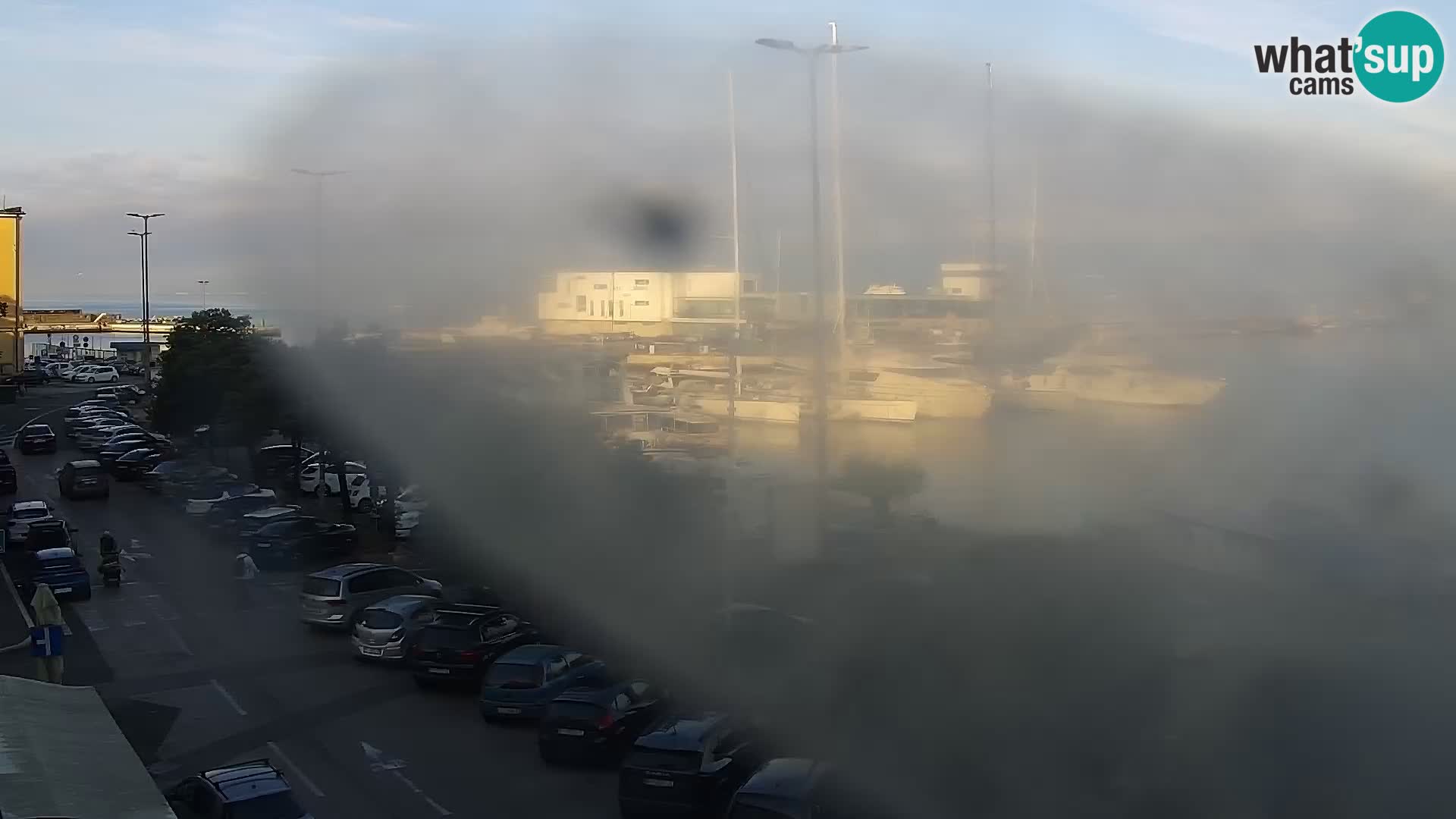 La Riva y Marina en Rijeka – Webcam en vivo Croacia
