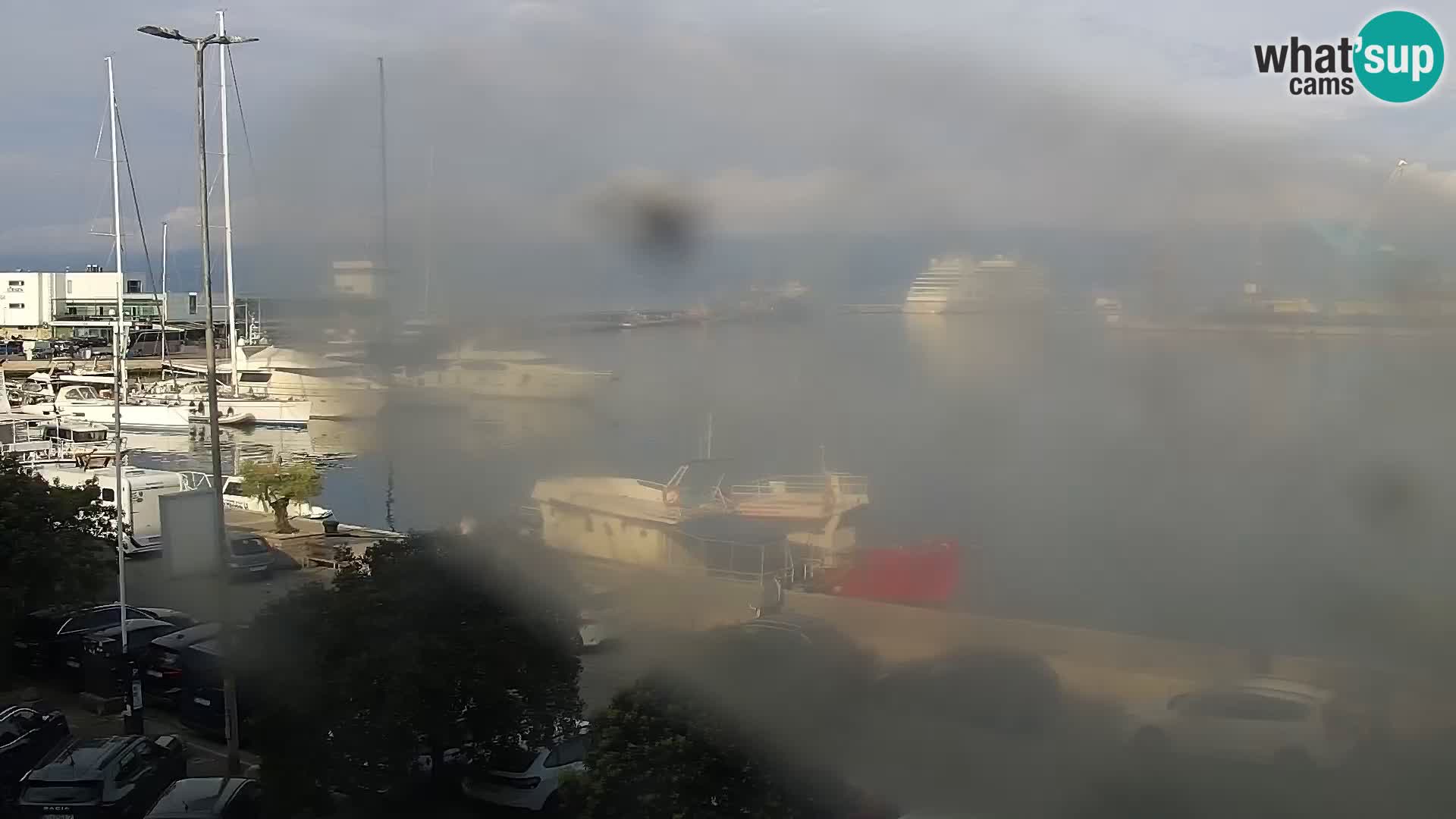 La Riva e la Marina a Rijeka (Fiume) – Live Webcam Croazia