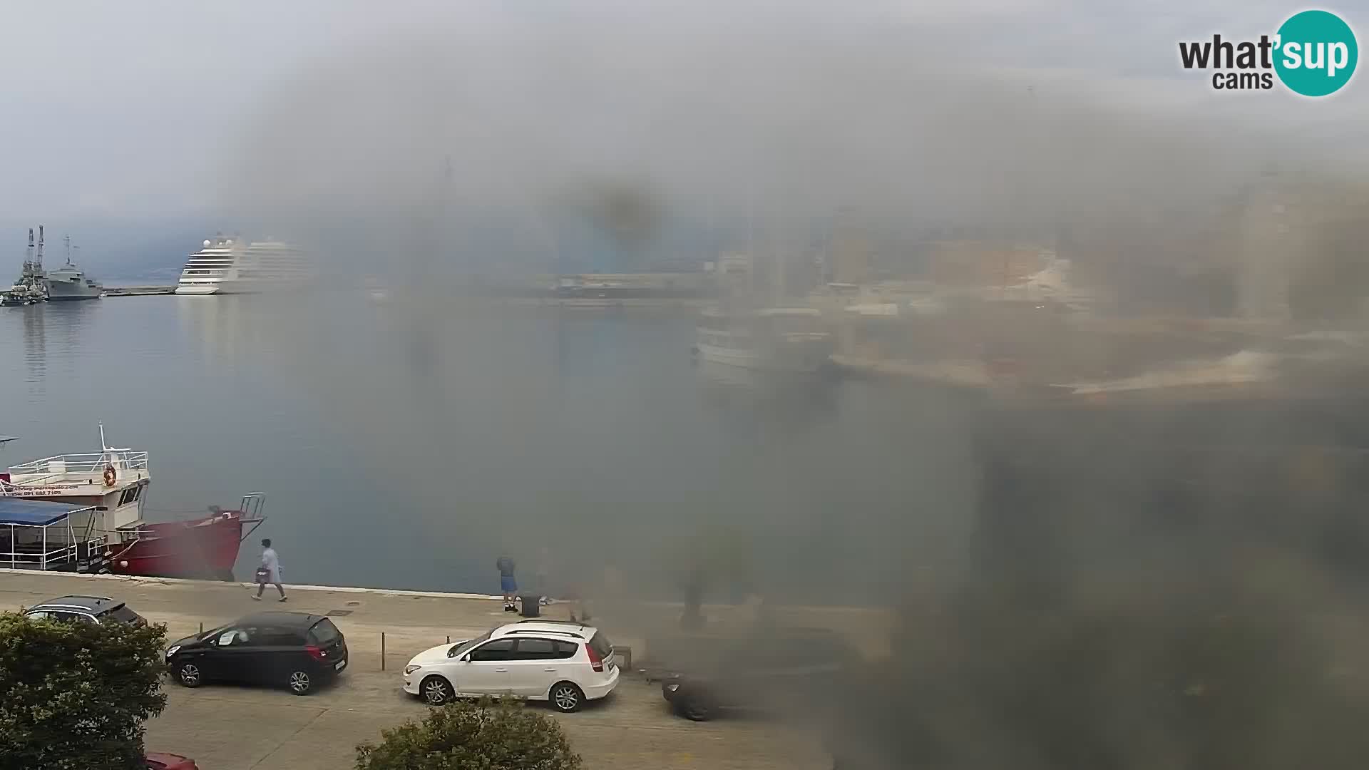 La Riva e la Marina a Rijeka (Fiume) – Live Webcam Croazia