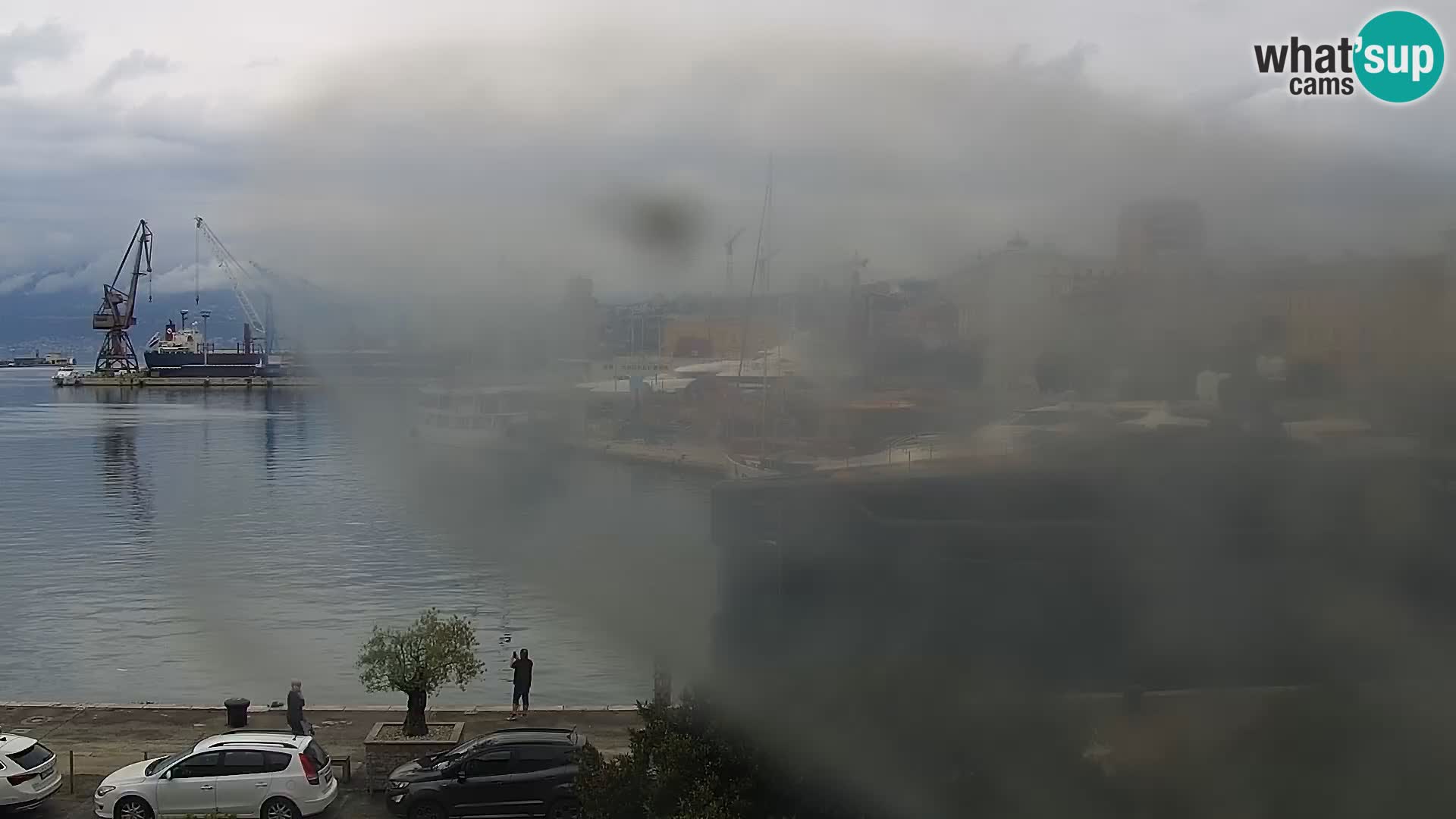 La Riva e la Marina a Rijeka (Fiume) – Live Webcam Croazia
