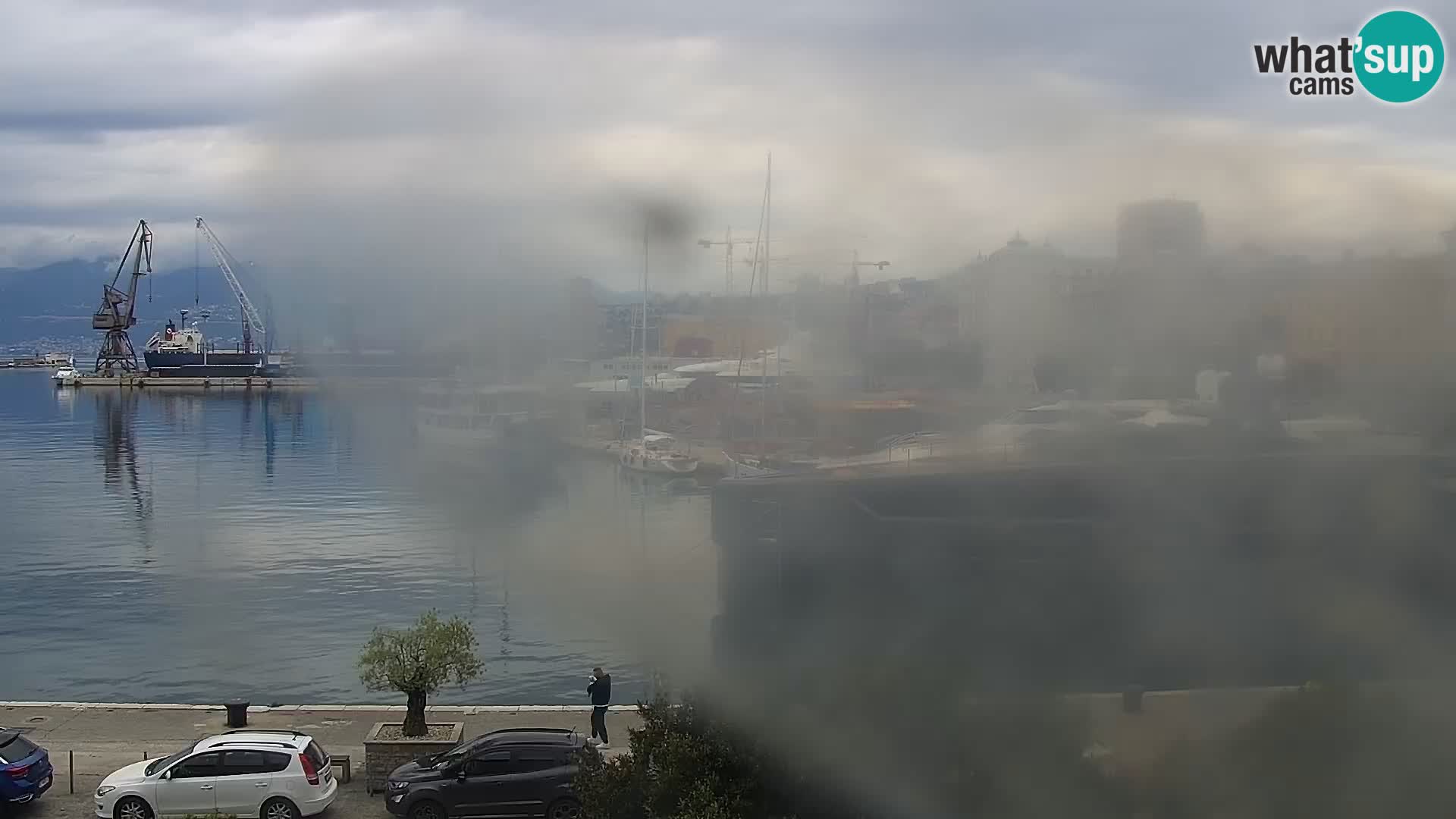 La Riva e la Marina a Rijeka (Fiume) – Live Webcam Croazia