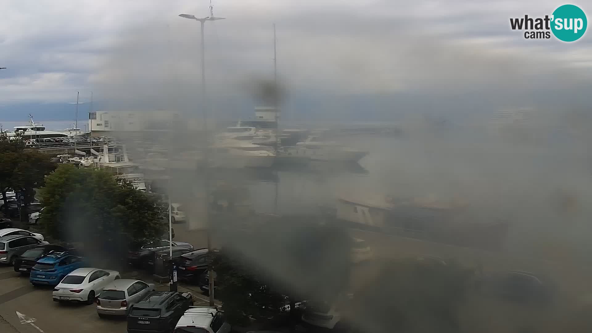 La Riva y Marina en Rijeka – Webcam en vivo Croacia