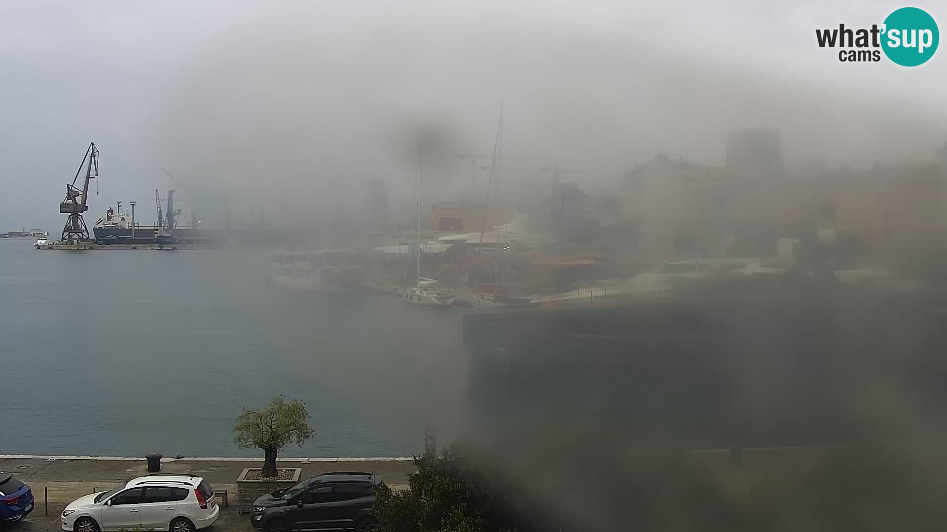 La Riva et Marina à Rijeka – Live Webcam Croatie