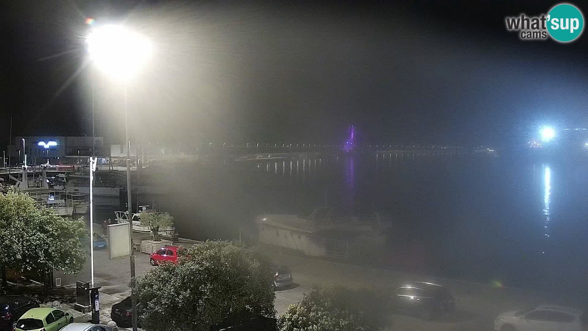 La Riva et Marina à Rijeka – Live Webcam Croatie