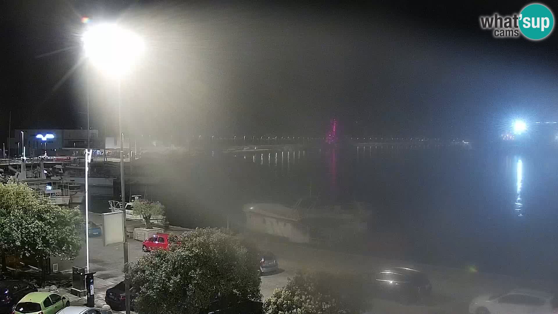 Riva in Marina v Reki – Spletna kamera v živo Hrvaška