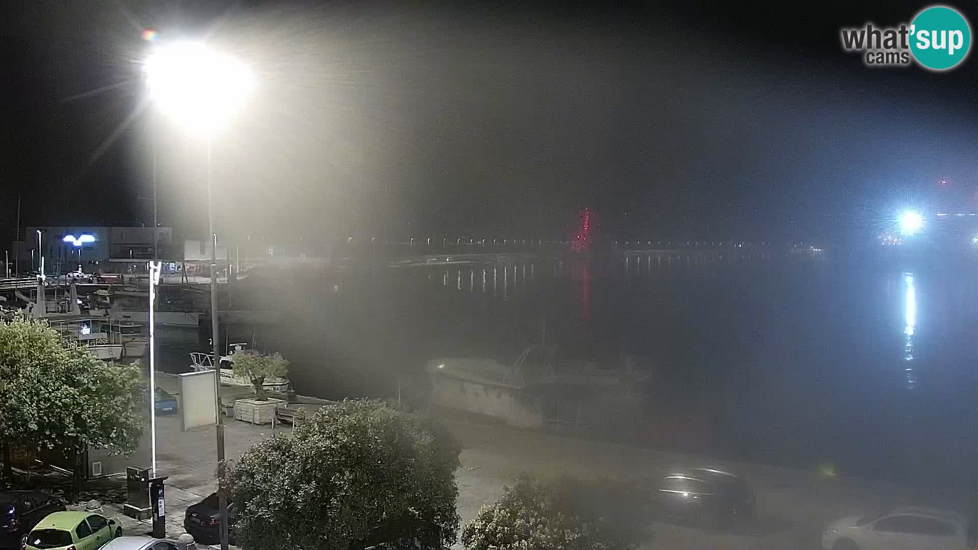 La Riva et Marina à Rijeka – Live Webcam Croatie