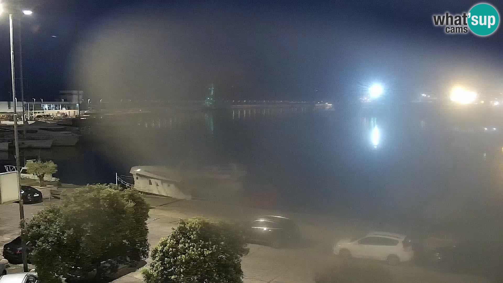 Die Riva und Marina in Rijeka – Live Webcam Kroatien