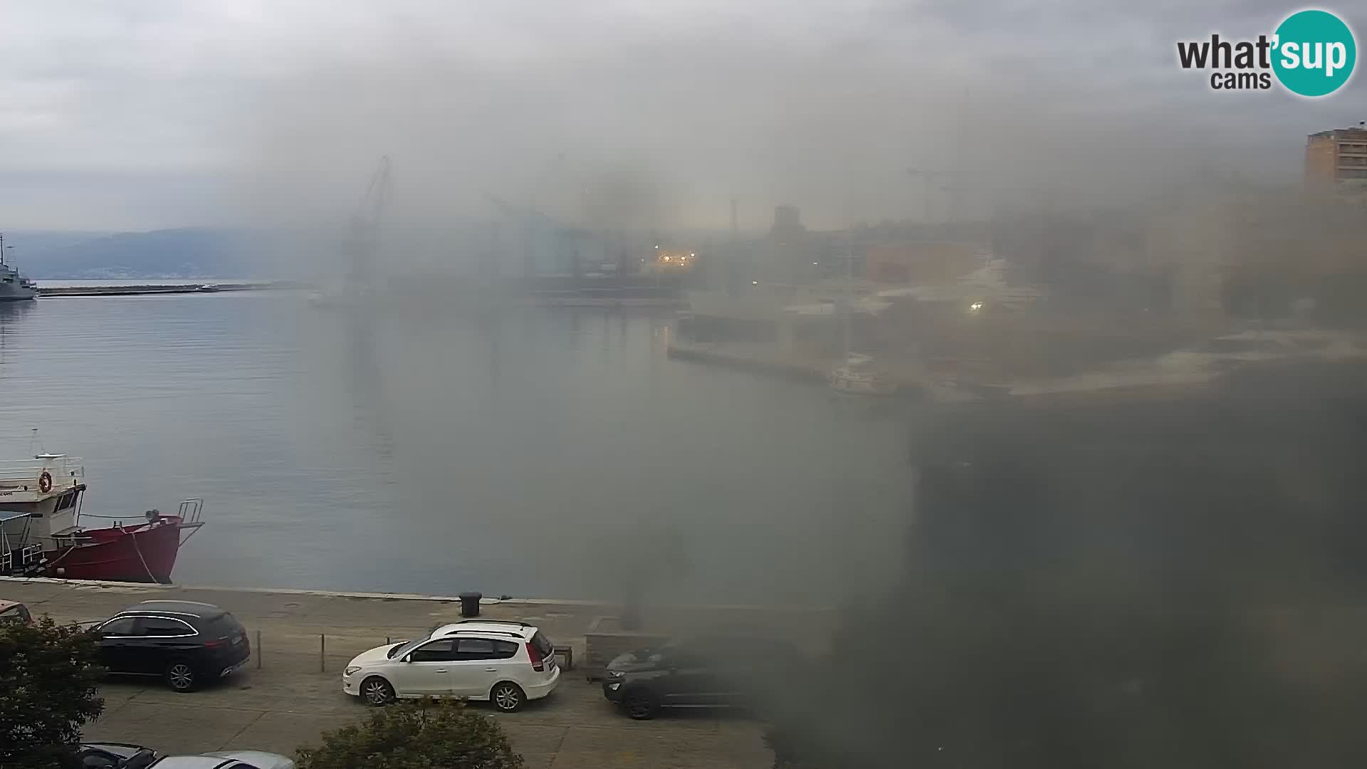 La Riva e la Marina a Rijeka (Fiume) – Live Webcam Croazia