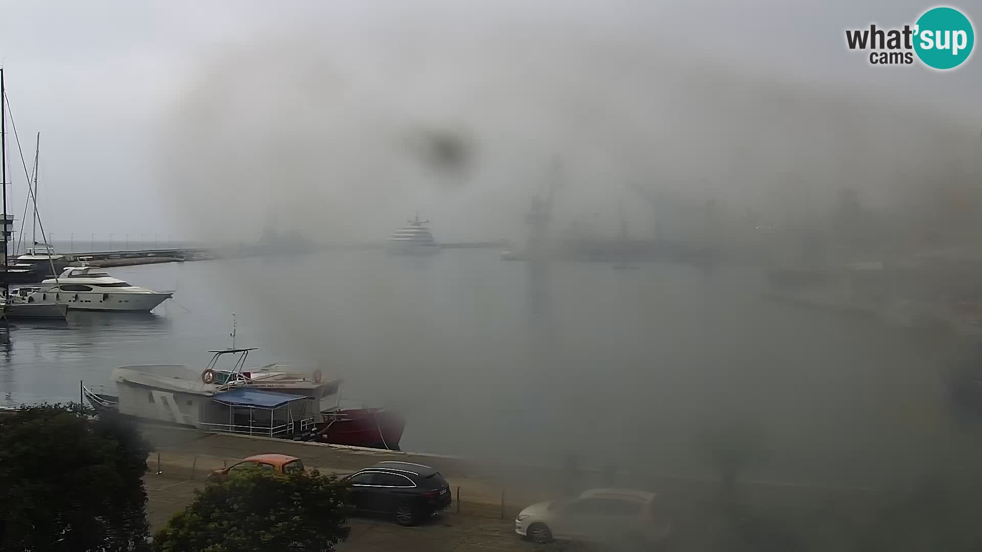 La Riva y Marina en Rijeka – Webcam en vivo Croacia