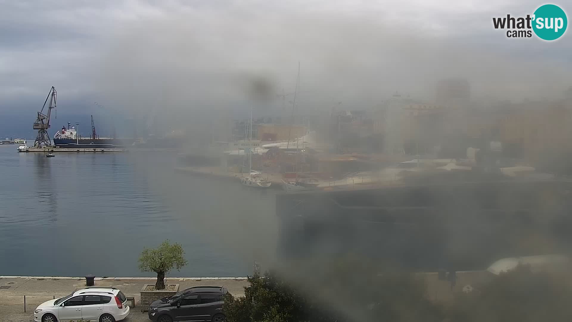 La Riva et Marina à Rijeka – Live Webcam Croatie
