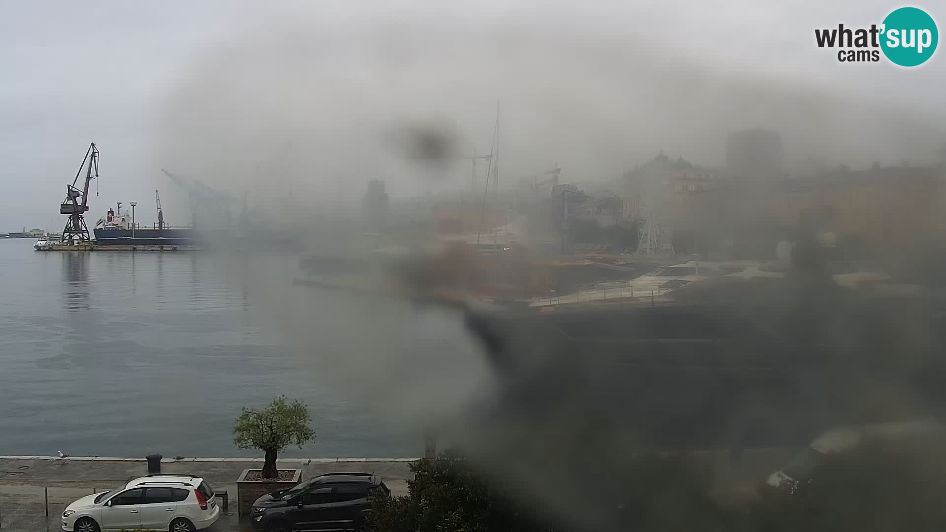 La Riva et Marina à Rijeka – Live Webcam Croatie