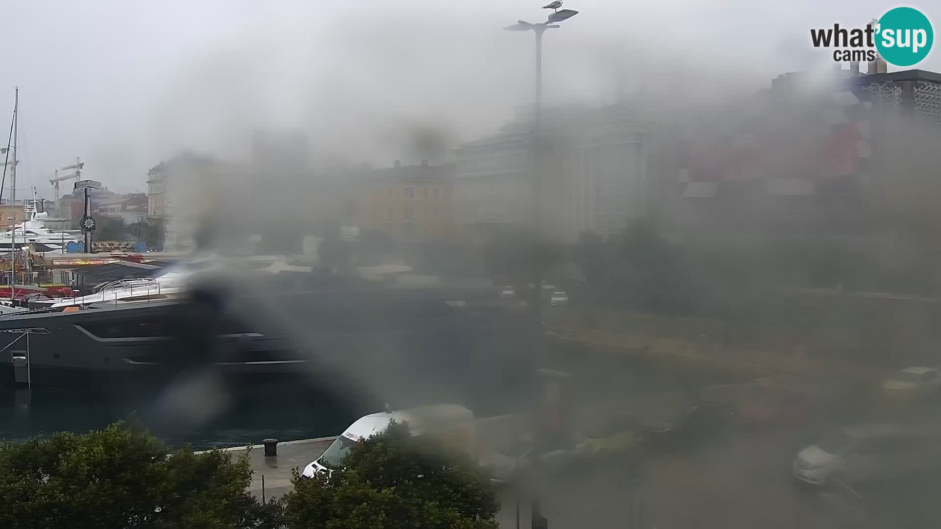 La Riva et Marina à Rijeka – Live Webcam Croatie